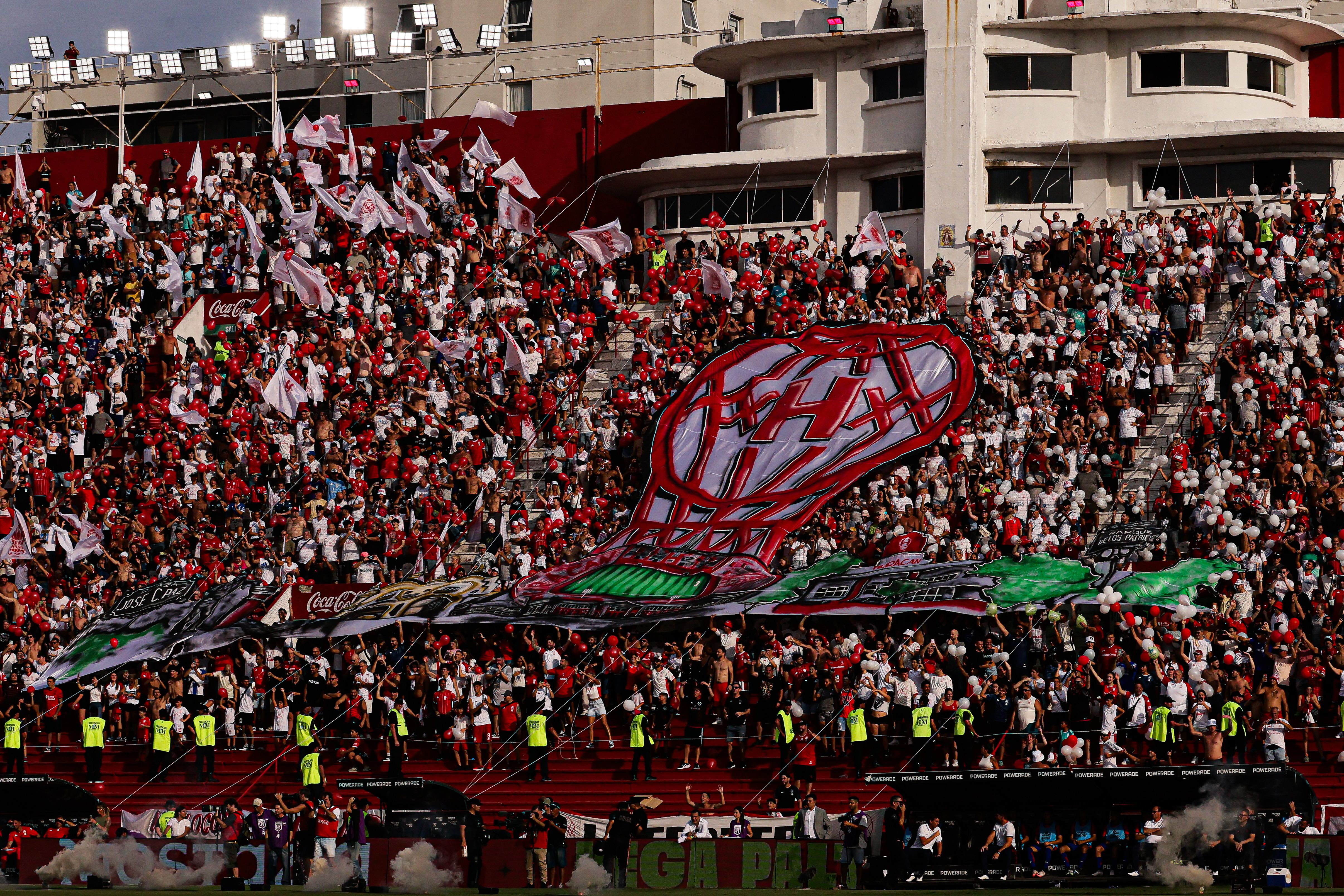 Huracán Triumphs in the Clásico de Boedo, Defeating San Lorenzo at Tomás Ducó Stadium Buenos Aires, Argentina – February 23, 2025: Huracán secured a crucial 2-0 victory over San Lo...