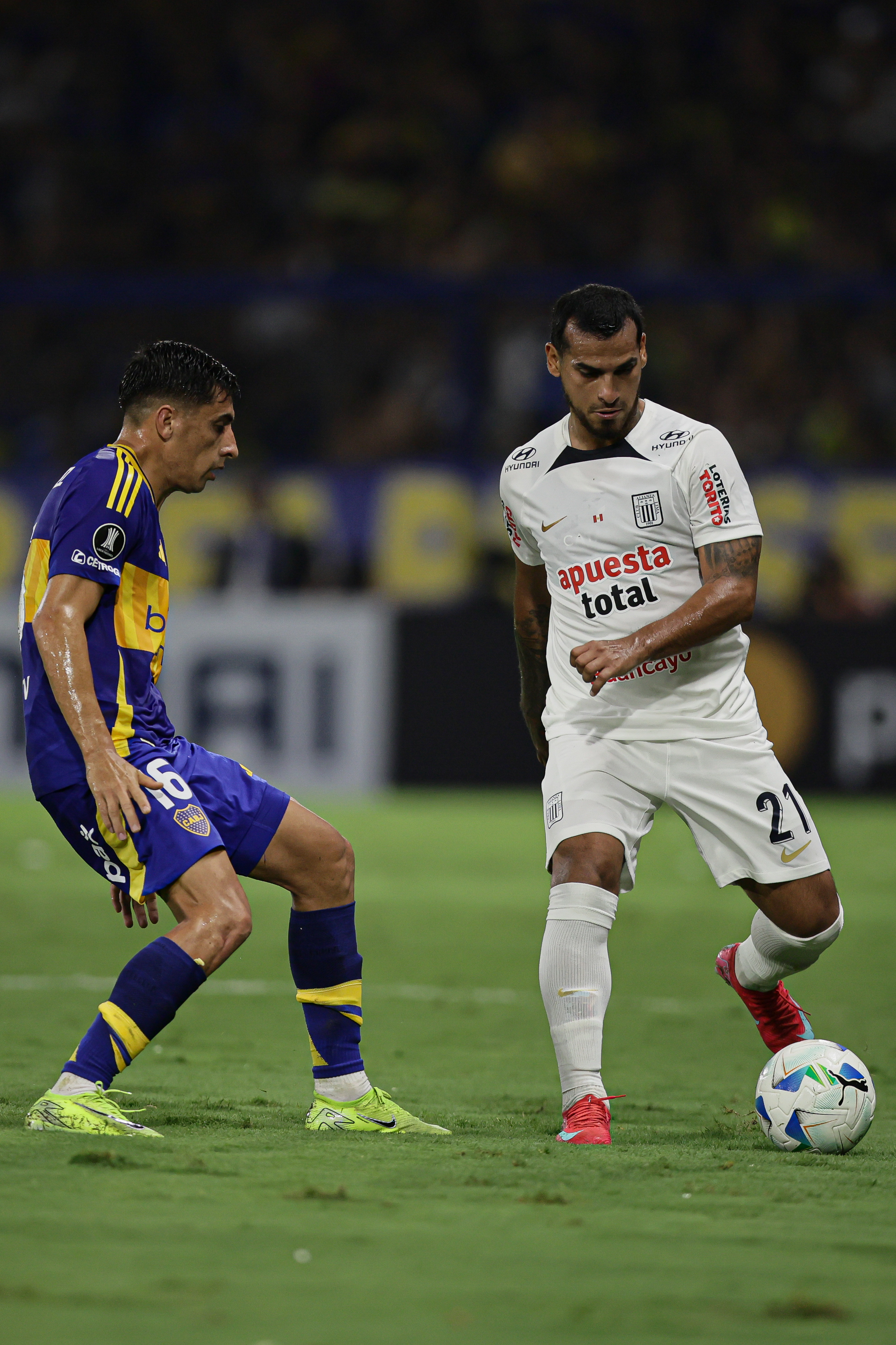 Boca Juniors Seeks Comeback Against Alianza Lima to Stay in Libertadores Race Buenos Aires, Argentina – February 25, 2025: Boca Juniors celebrates a goal against M. Trauco, ...