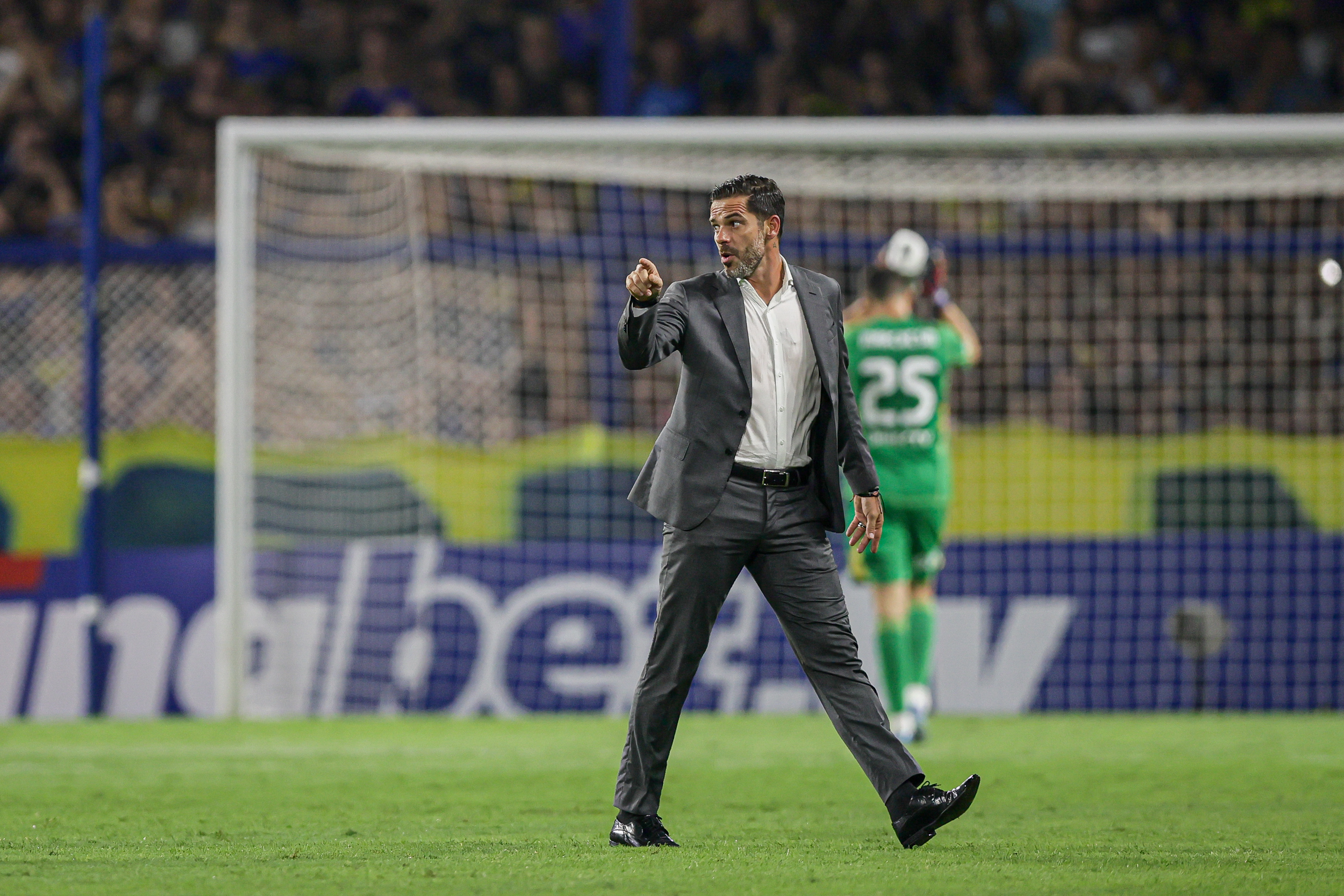 Boca Juniors Seeks Comeback Against Alianza Lima to Stay in Libertadores Race Buenos Aires, Argentina – February 25, 2025: Fernando Gago Boca Juniors coach. Boca Juniors pr...