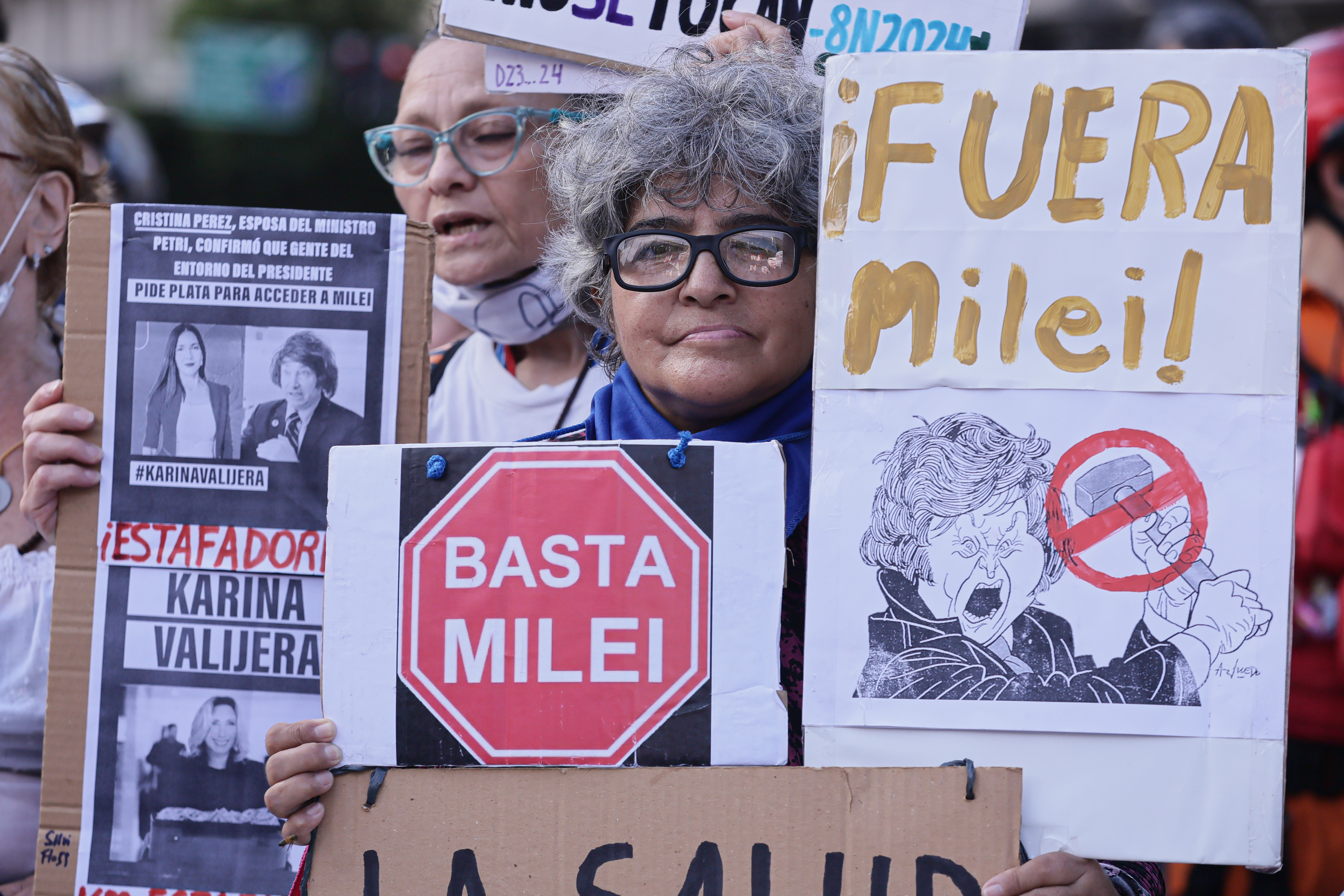 Buenos Aires, Argentina – February 27, 2025: Healthcare institutions, hospitals, and social mov...