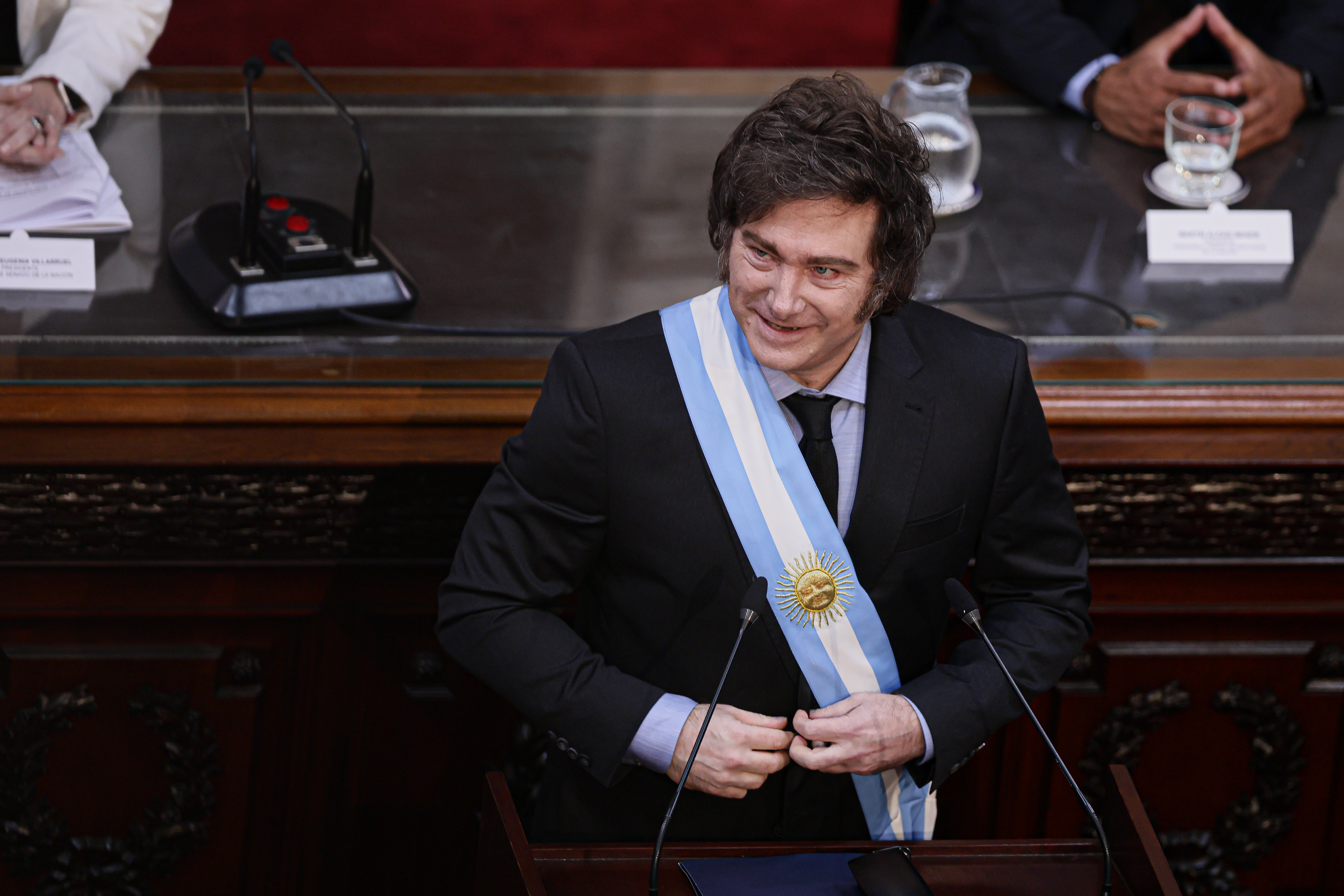 Argentine President Outlines Government Goals Amid Political Tensions Buenos Aires, Argentina – March 1, 2025: Argentine President Javier Milei inaugurates the 2025 ...