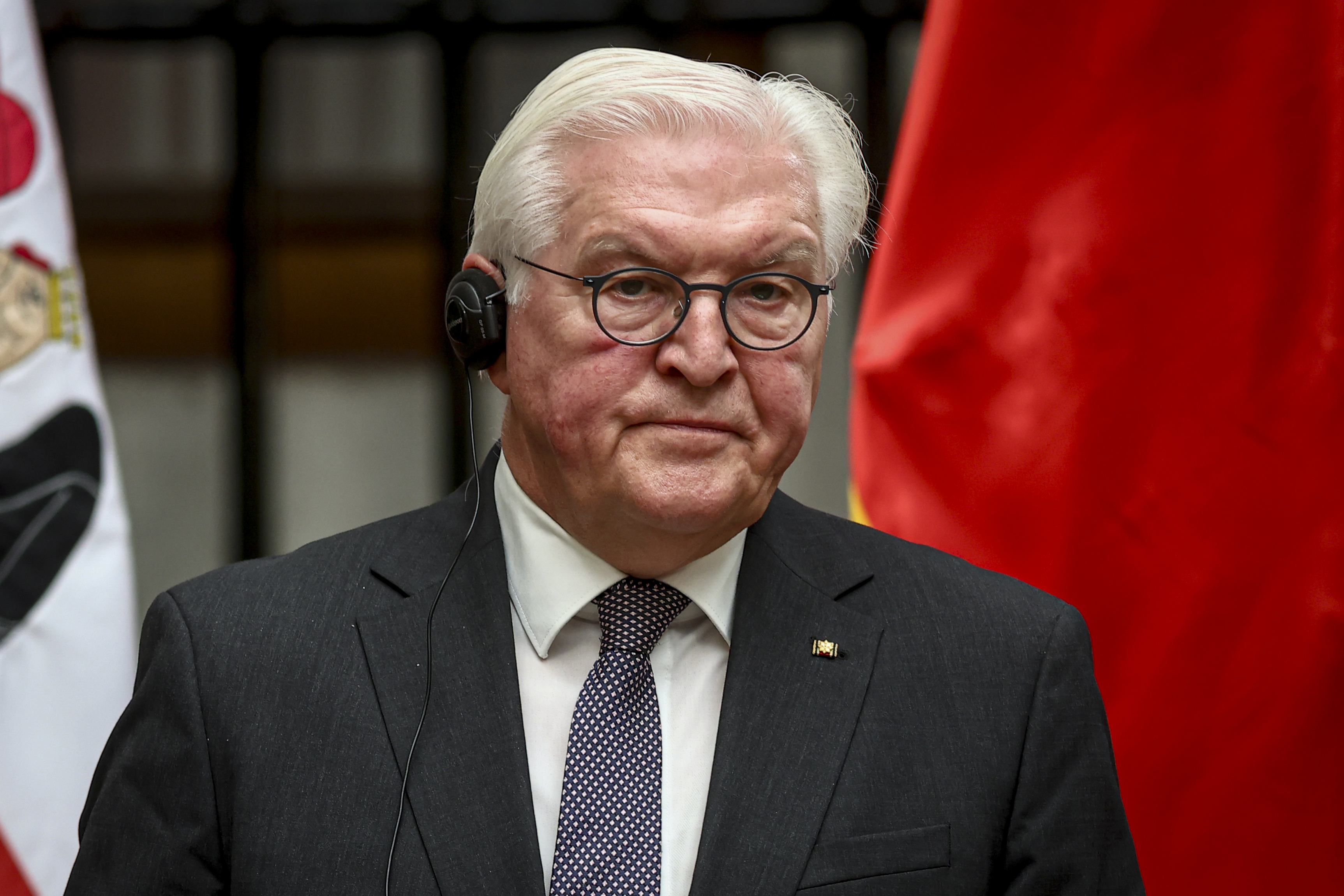 SANTIAGO, CHILE - MARCH 5: German President Frank-Walter Steinmeier (Pictured.) holds a joint pre...