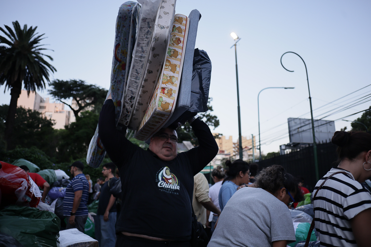 Buenos Aires, Argentina – March 10, 2025: Following the catastrophic floods in Bahía Blanca, B...