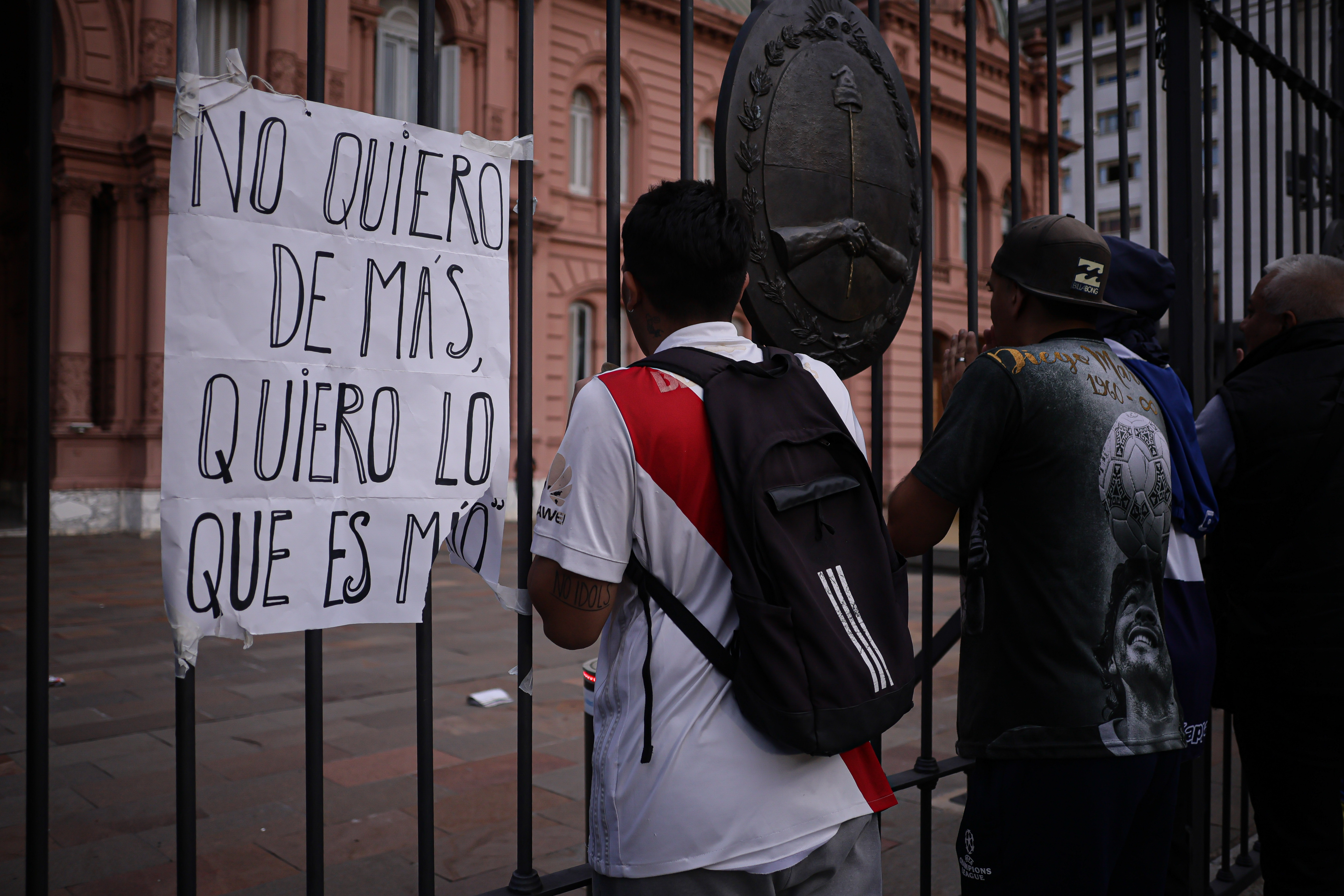 Buenos Aires Seniors Demand Pension Hike Amid Rising Economic Hardship Buenos Aires, Argentina – March 12, 2025: Retirees gathered outside the National Congress deman...