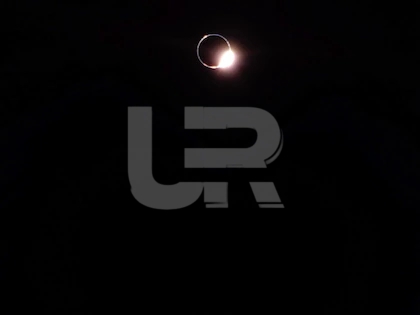 eclipse-tierra-luna El impresionante anillo de fuego captado desde la Luna por la misión Blue Ghost. SOLO USO EDITOR...