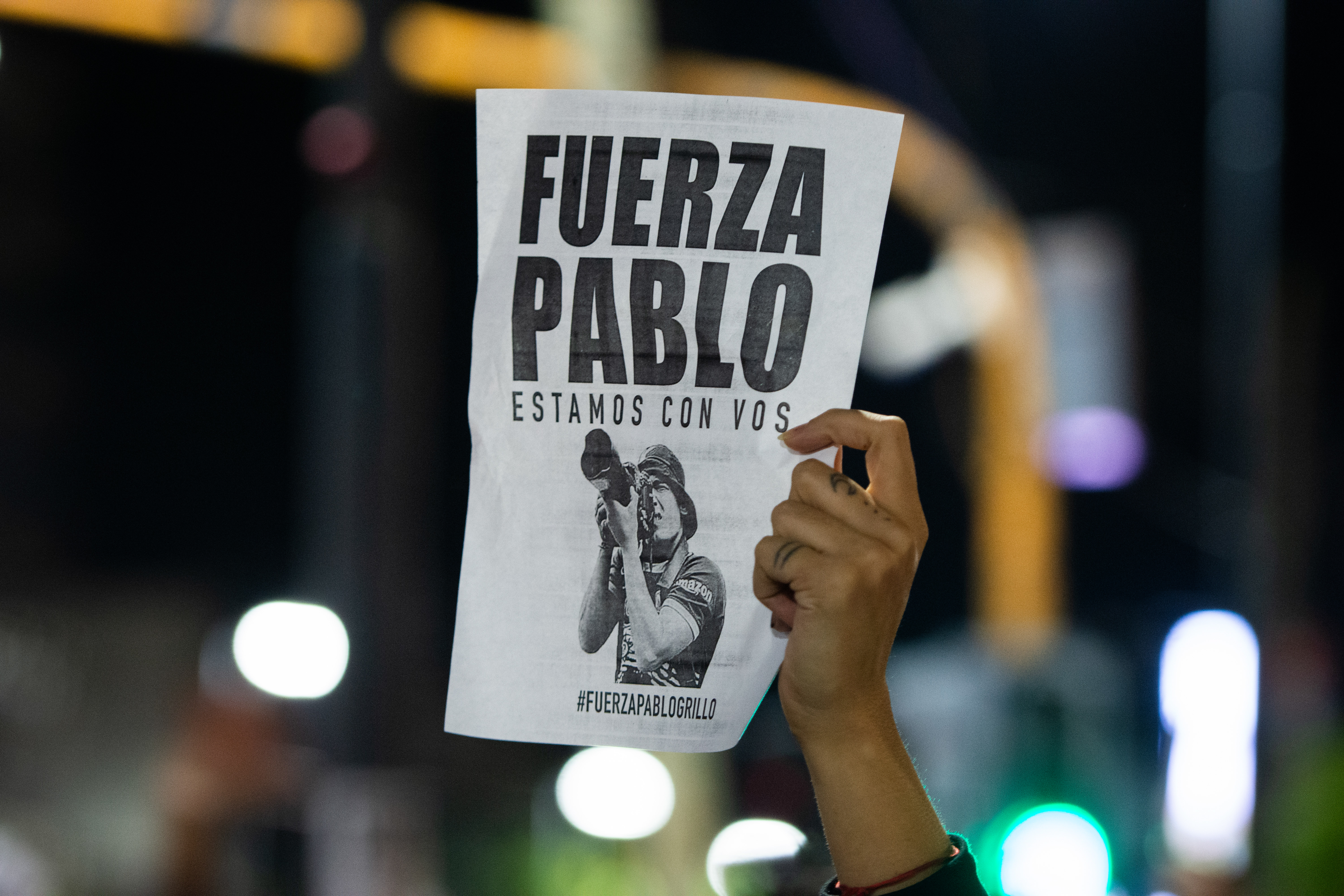 BUENOS AIRES, ARGENTINA - 14 DE MARZO DE 2025: Familiares, amigos y vecinos del fotoperiodista Pa...