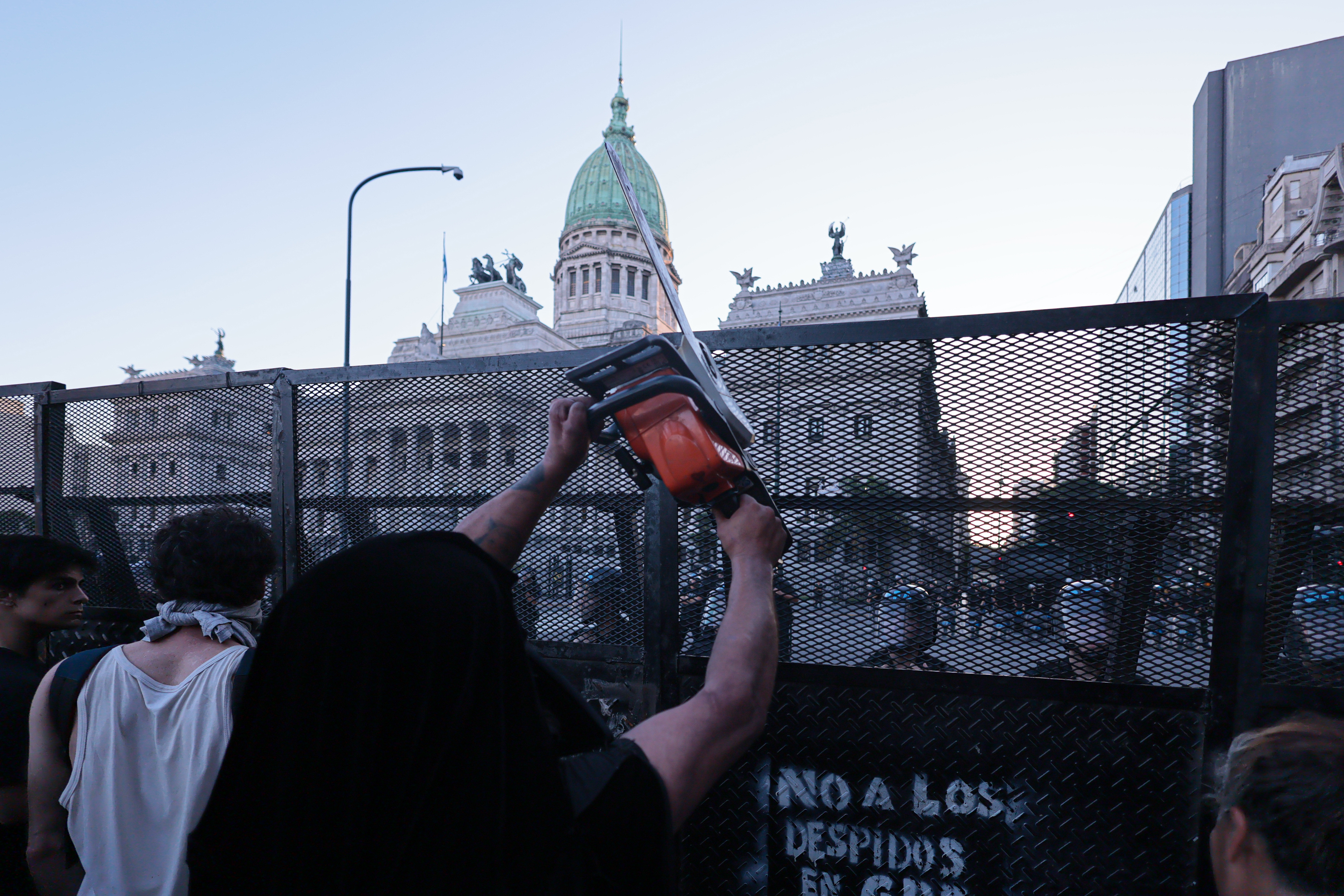 Pensioners, Unions, Students, and Football Fans Unite in Protest as Congress Debates Social Security and IMF Deal Buenos Aires, Argentina – March 19, 2025: Thousands of retirees march once again to Plaza del C...