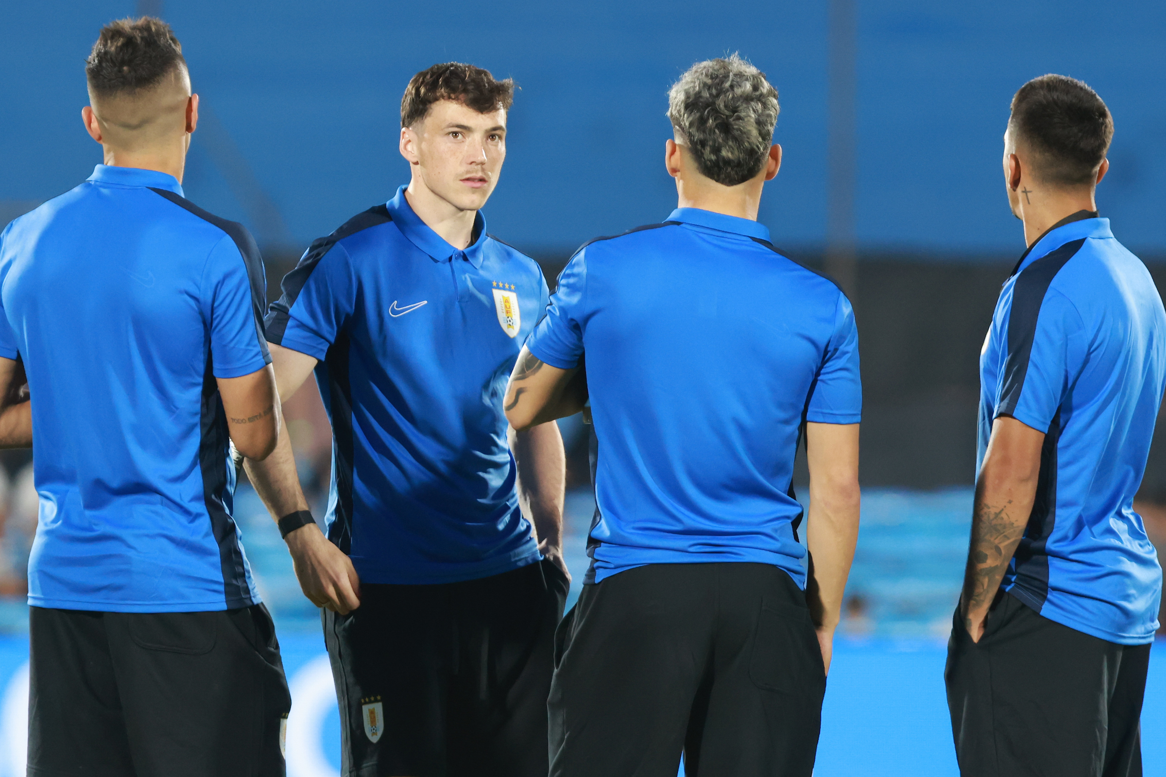 Montevideo, Uruguay – March 21, 2025:  Uruguay and Argentina face off at Estadio Centenario for...