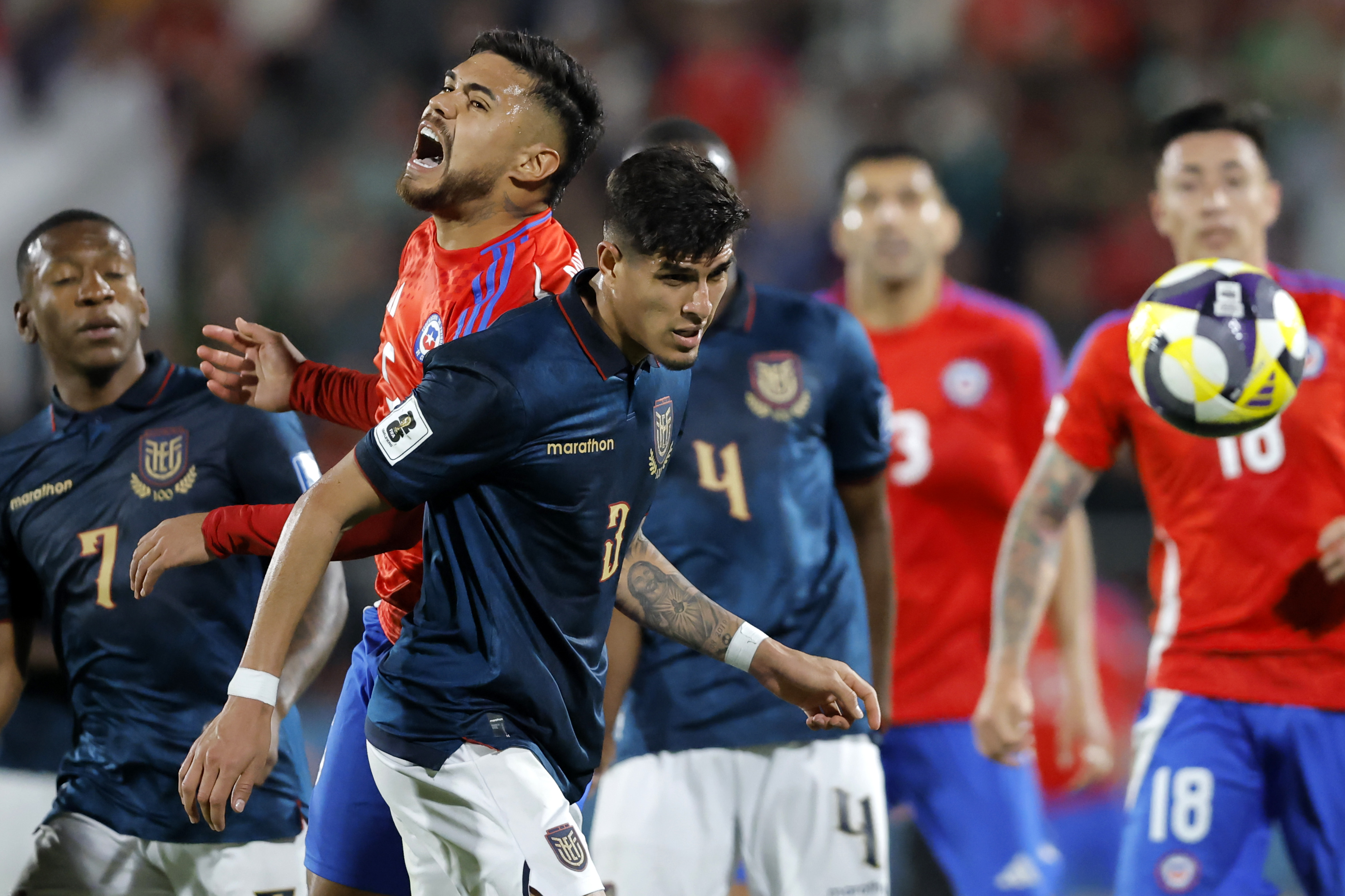 La selección chilena empata con Ecuador y queda virtualmente fuera del Mundial 2026 SANTIAGO, CHILE - 26 DE MARZO DE 2025: La selección de Chile empató con Ecuador en un partido c...