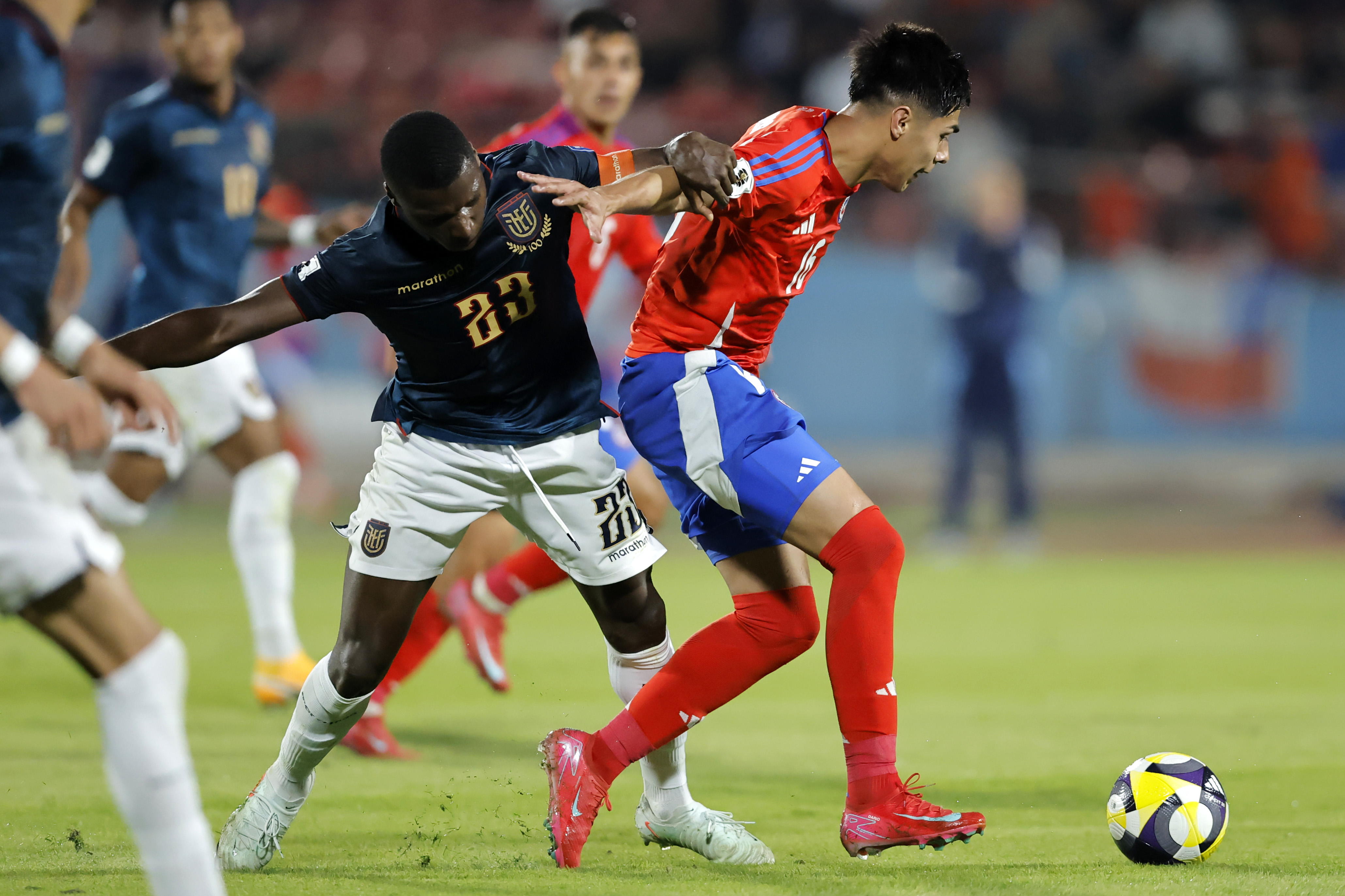 La selección chilena empata con Ecuador y queda virtualmente fuera del Mundial 2026 SANTIAGO, CHILE - 26 DE MARZO DE 2025: La selección de Chile empató con Ecuador en un partido c...