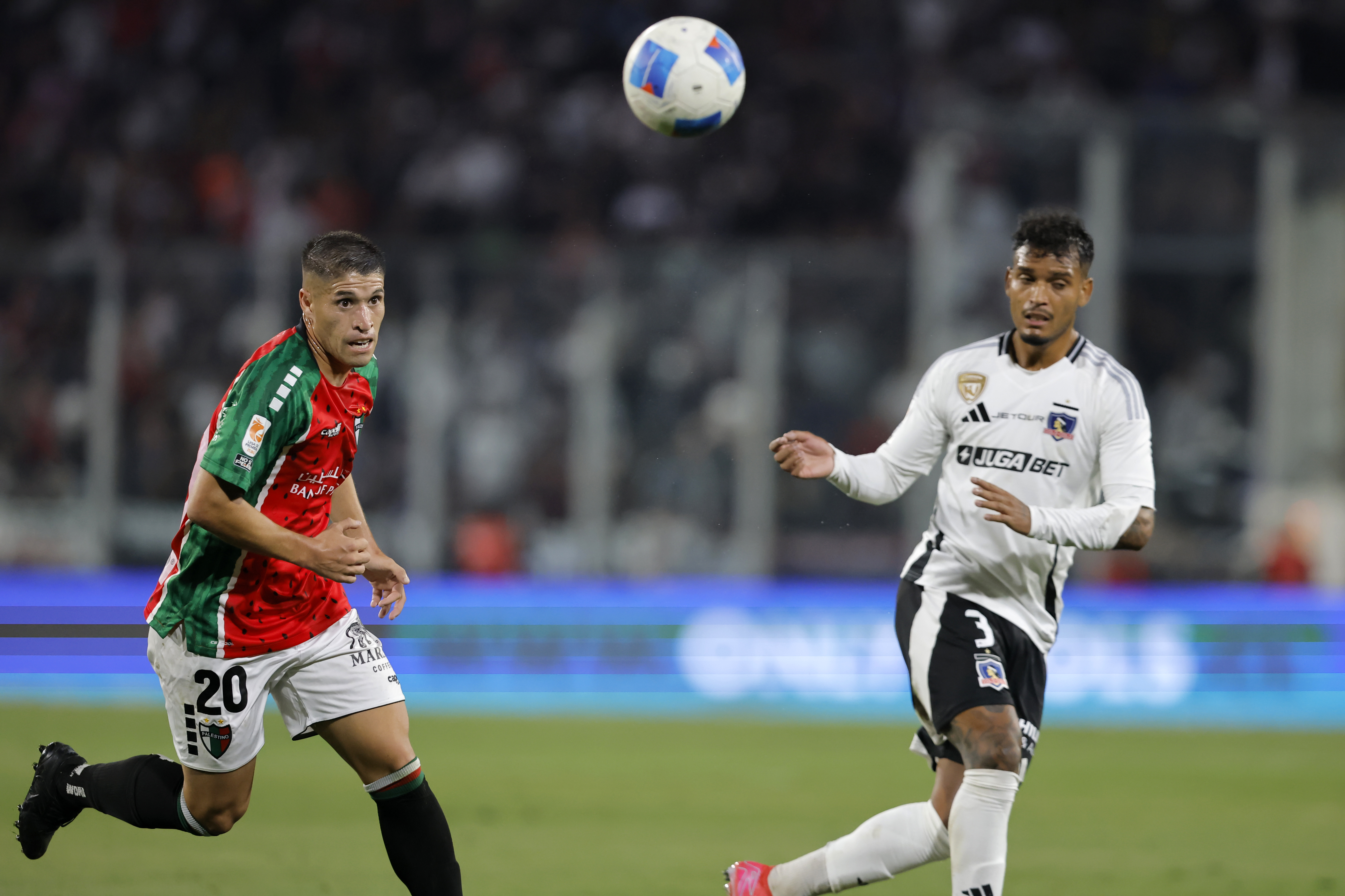 Colo Colo y Palestino reparten puntos en el Campeonato Nacional antes del estreno en la Copa Libertadores SANTIAGO, CHILE - 27 DE MARZO DE 2025: Colo Colo y Palestino igualaron 1-1 en el Estadio Monument...