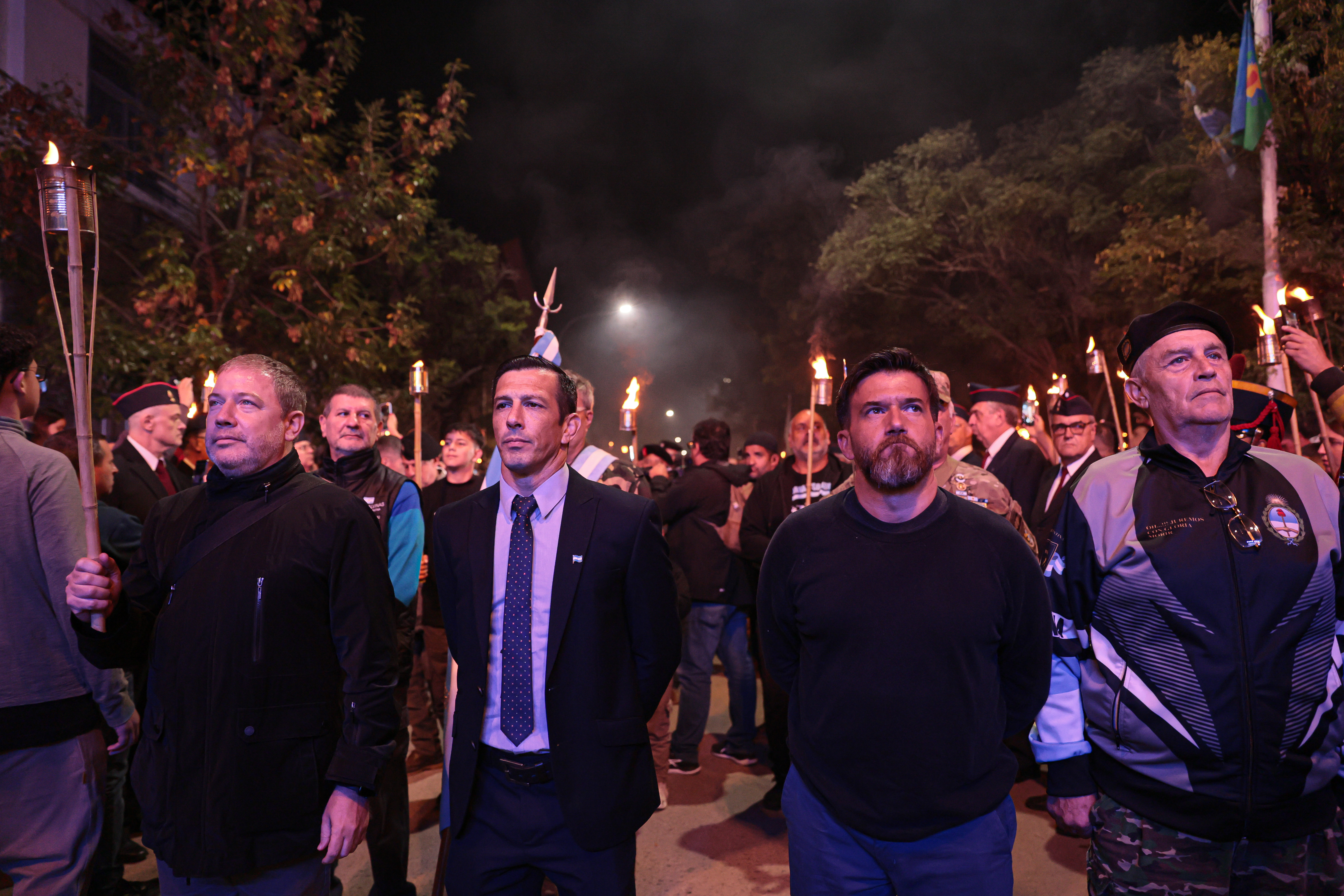 Argentinian war veterans hold vigil for fallen soldiers of Malvinas War
BUENOS AIRES, ARGENTINA -...