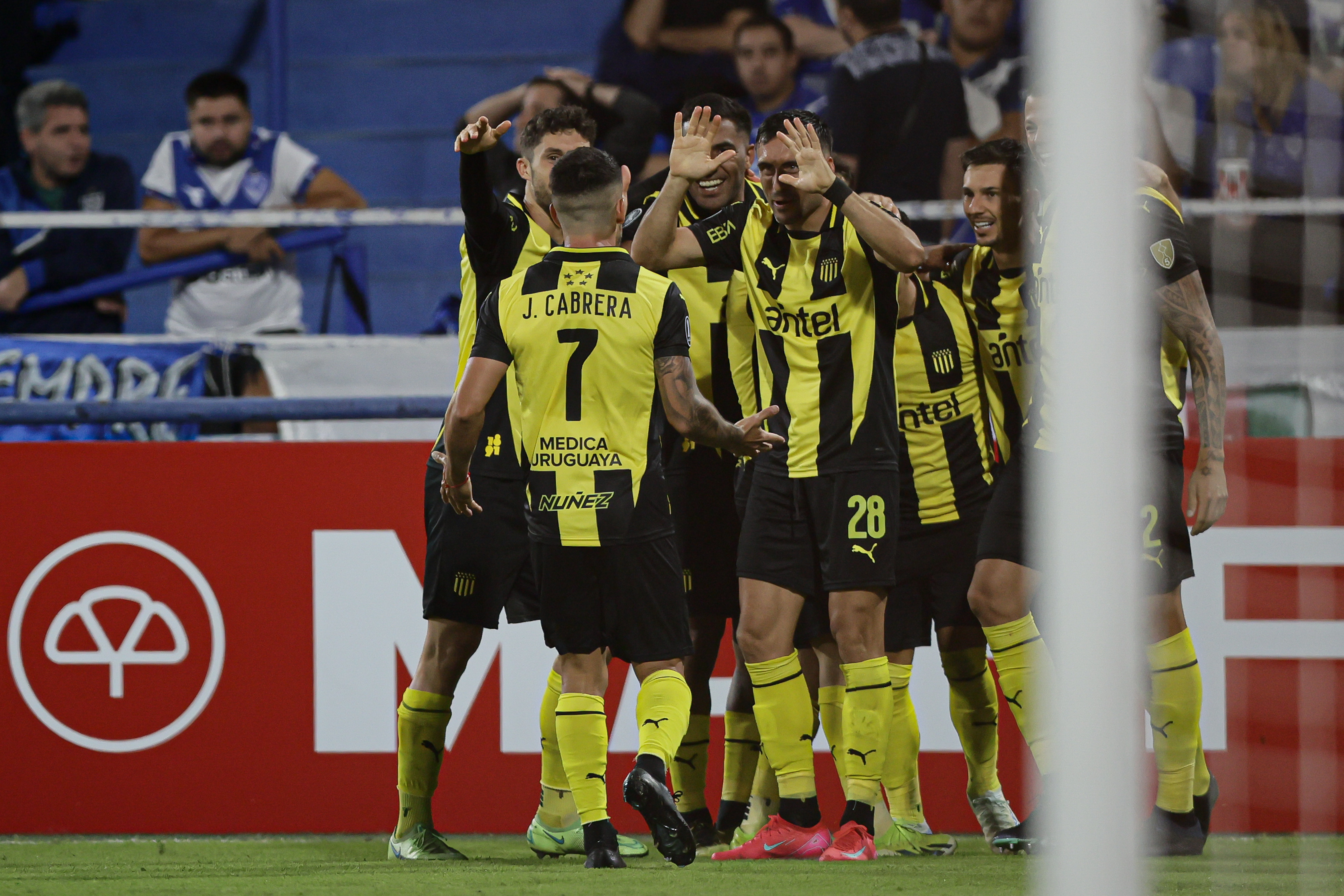 Buenos Aires, Argentina – April 02, 2025: Diego Aguirre, Peñarol Coach present during match. V...