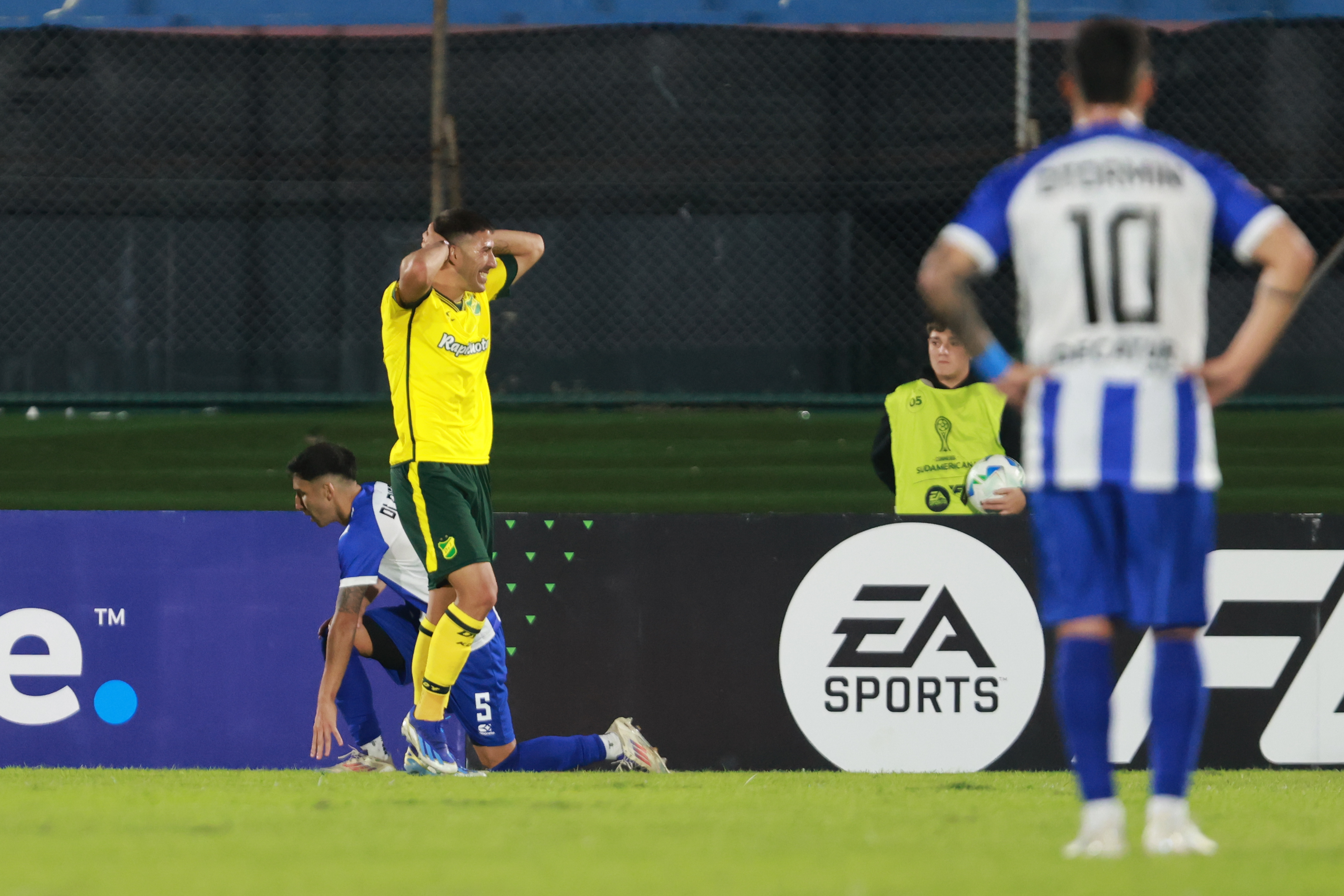 Montevideo, Uruguay – April 3, 2025: Cerro Largo squares off against Defensa y Justicia in the ...