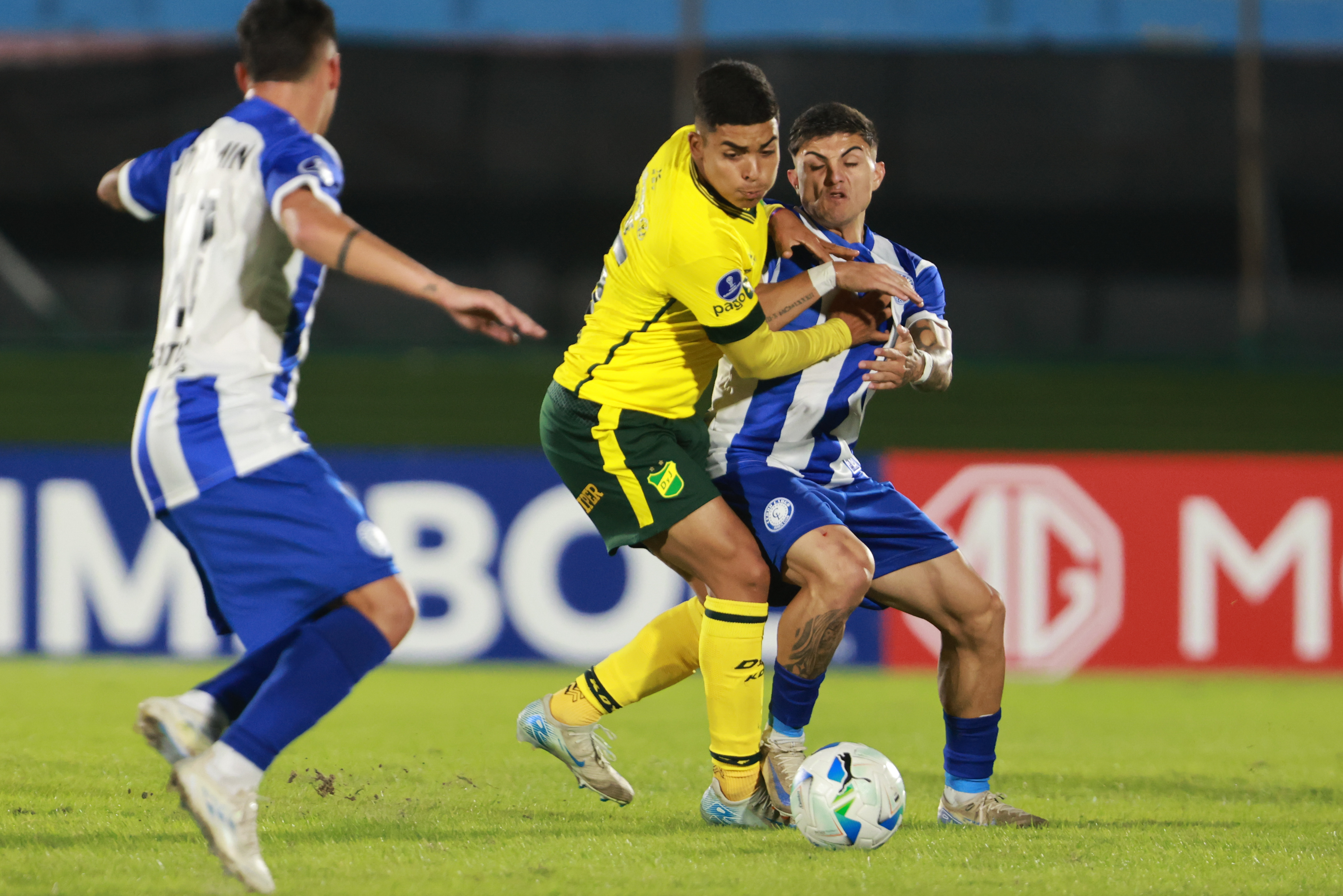 Montevideo, Uruguay – April 3, 2025: Cerro Largo squares off against Defensa y Justicia in the ...