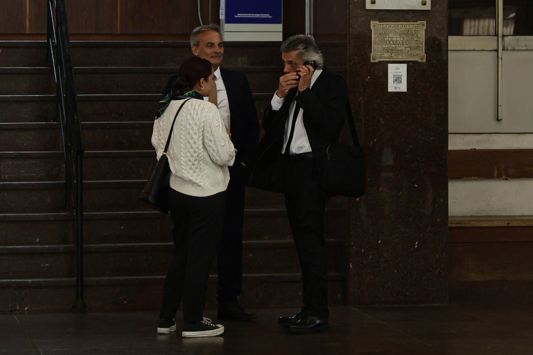 Seven Medical Professionals Stand Trial for Maradona’s Death in Landmark Legal Case Buenos Aires, Argentina – April, 05, 2025: Mario Schiter (R) Diego Armando Maradona's former do...