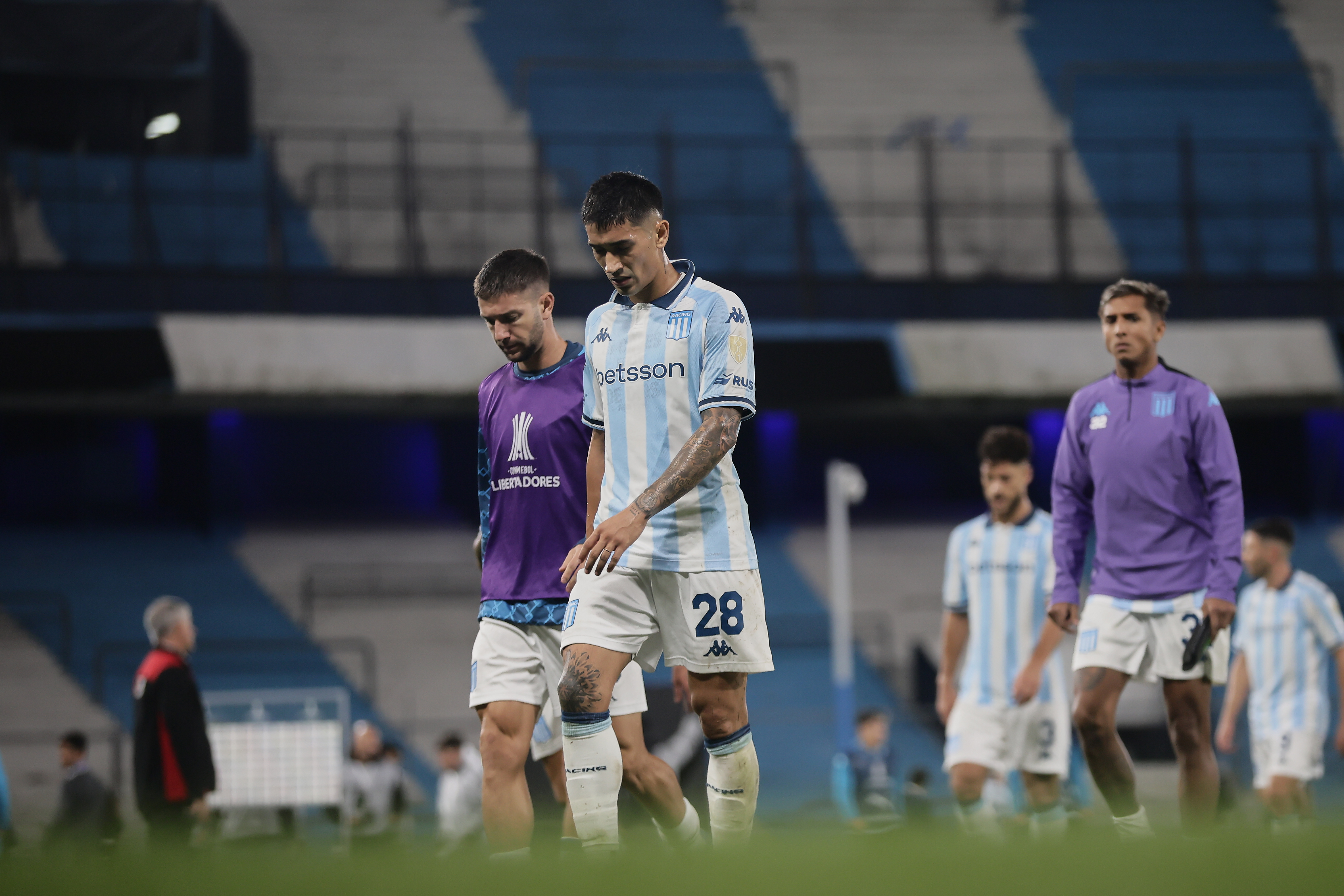 Avellaneda, Argentina – April 10, 2025: Racing Club suffered a 0-2 loss against Atlético Bucar...
