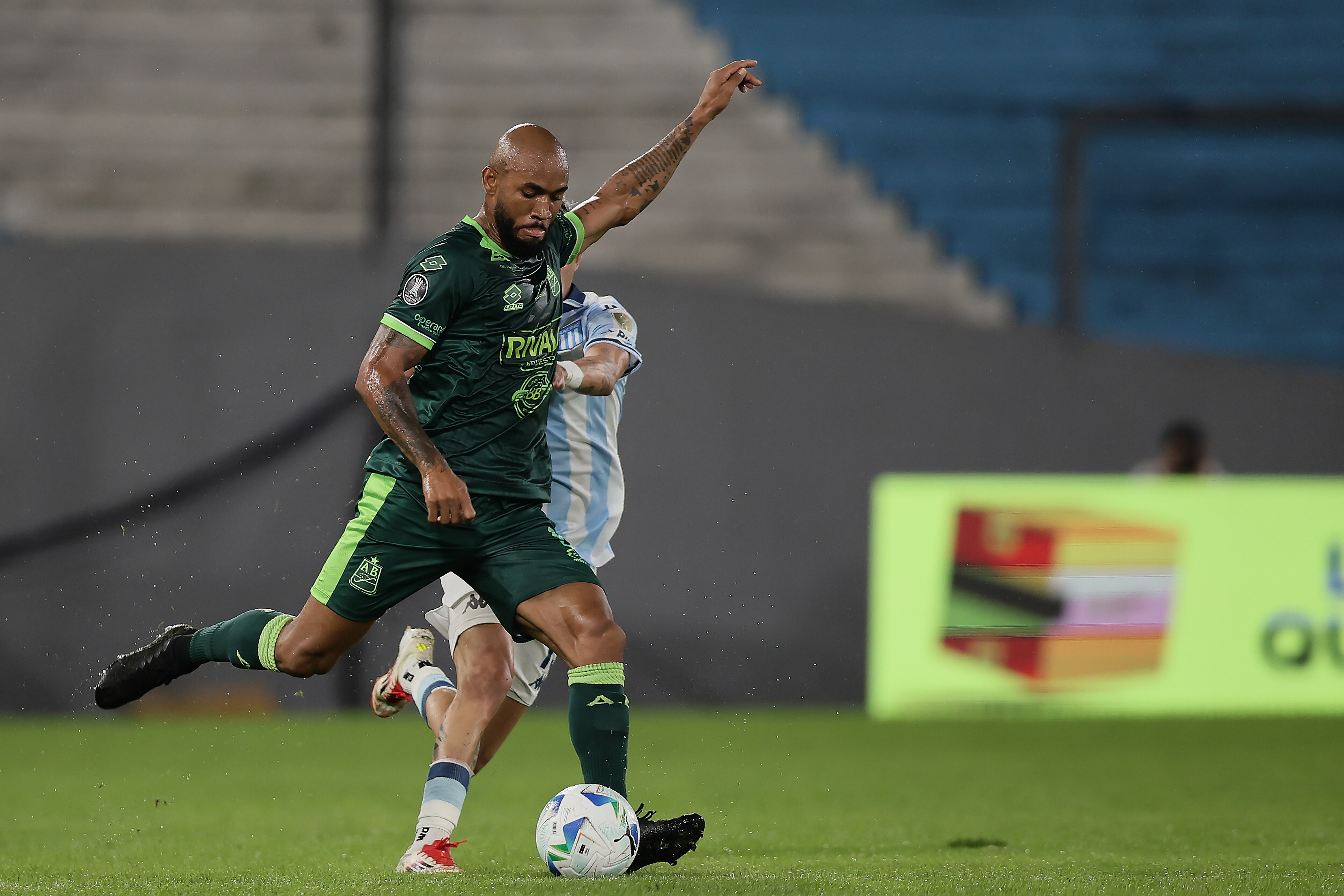 Avellaneda, Argentina – April 10, 2025: Racing Club suffered a 0-2 loss against Atlético Bucar...