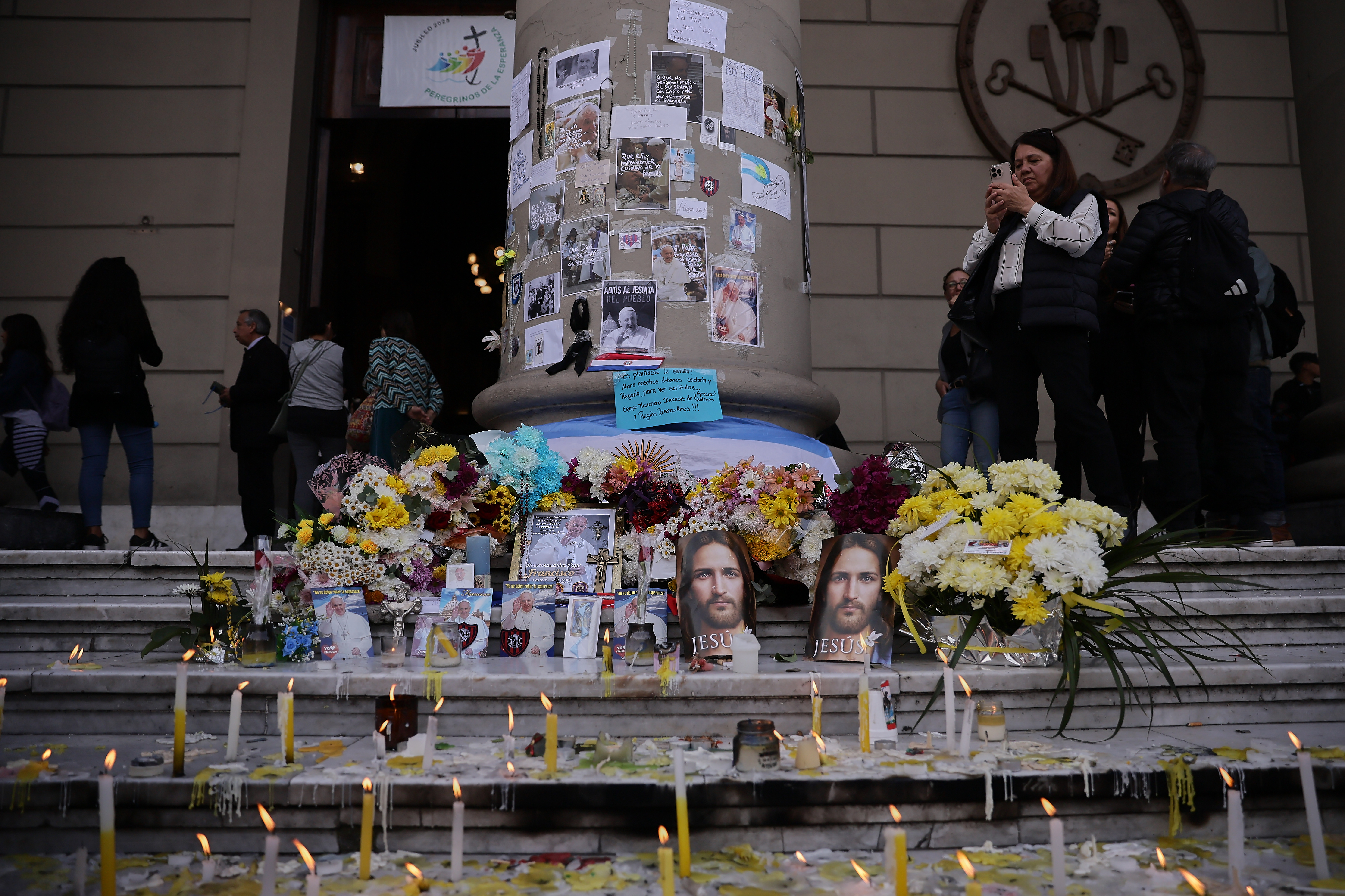 Buenos Aires, Argentina - April 22, 2025: Argentine government officials attended an interreligio...