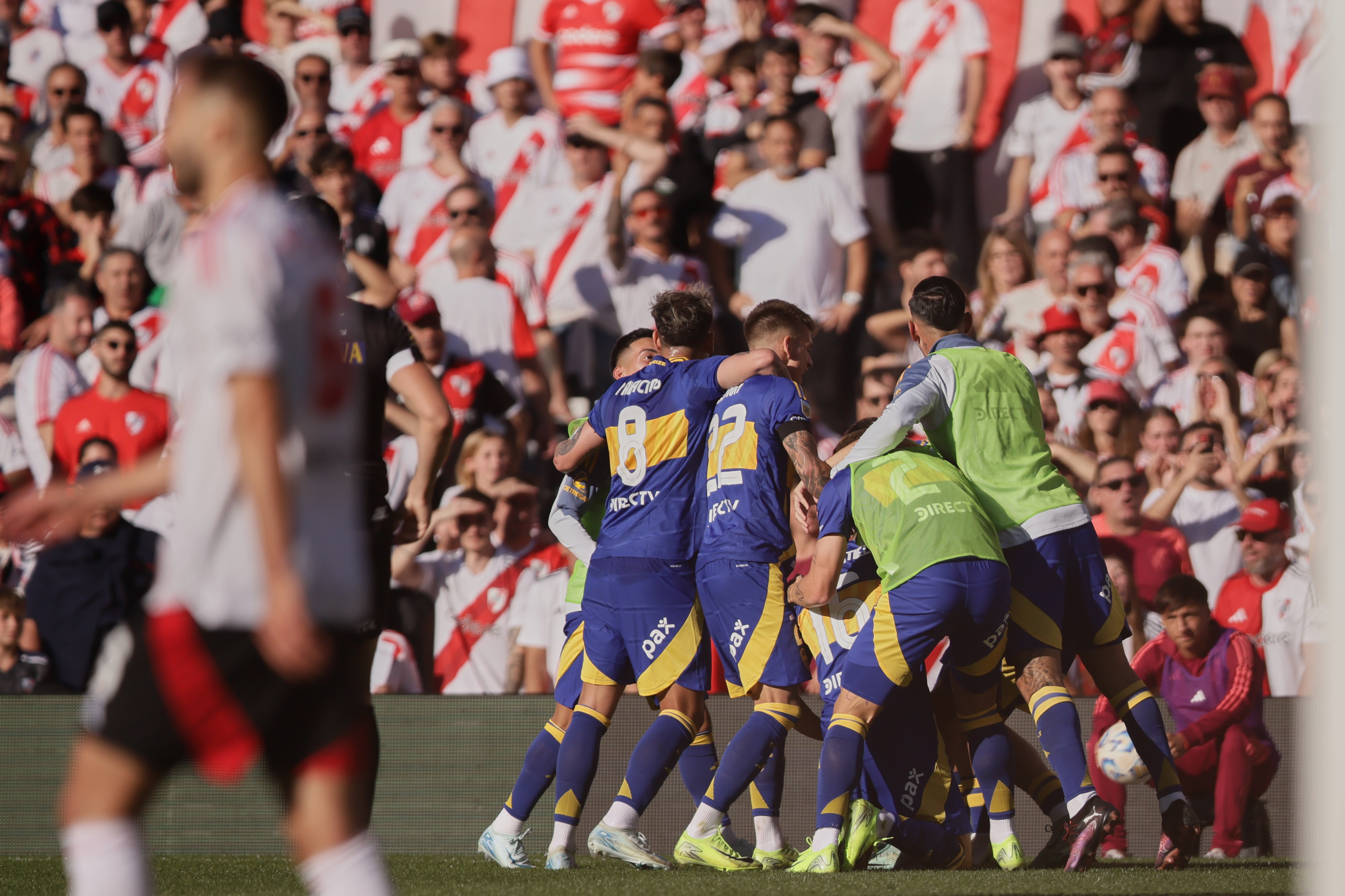 River Plate hosts Boca Juniors in a crucial match for the 2025 Apertura Tournament Buenos Aires, Argentina - April 27, 2025: River Plate and Boca Juniors face off at Estadio Monume...