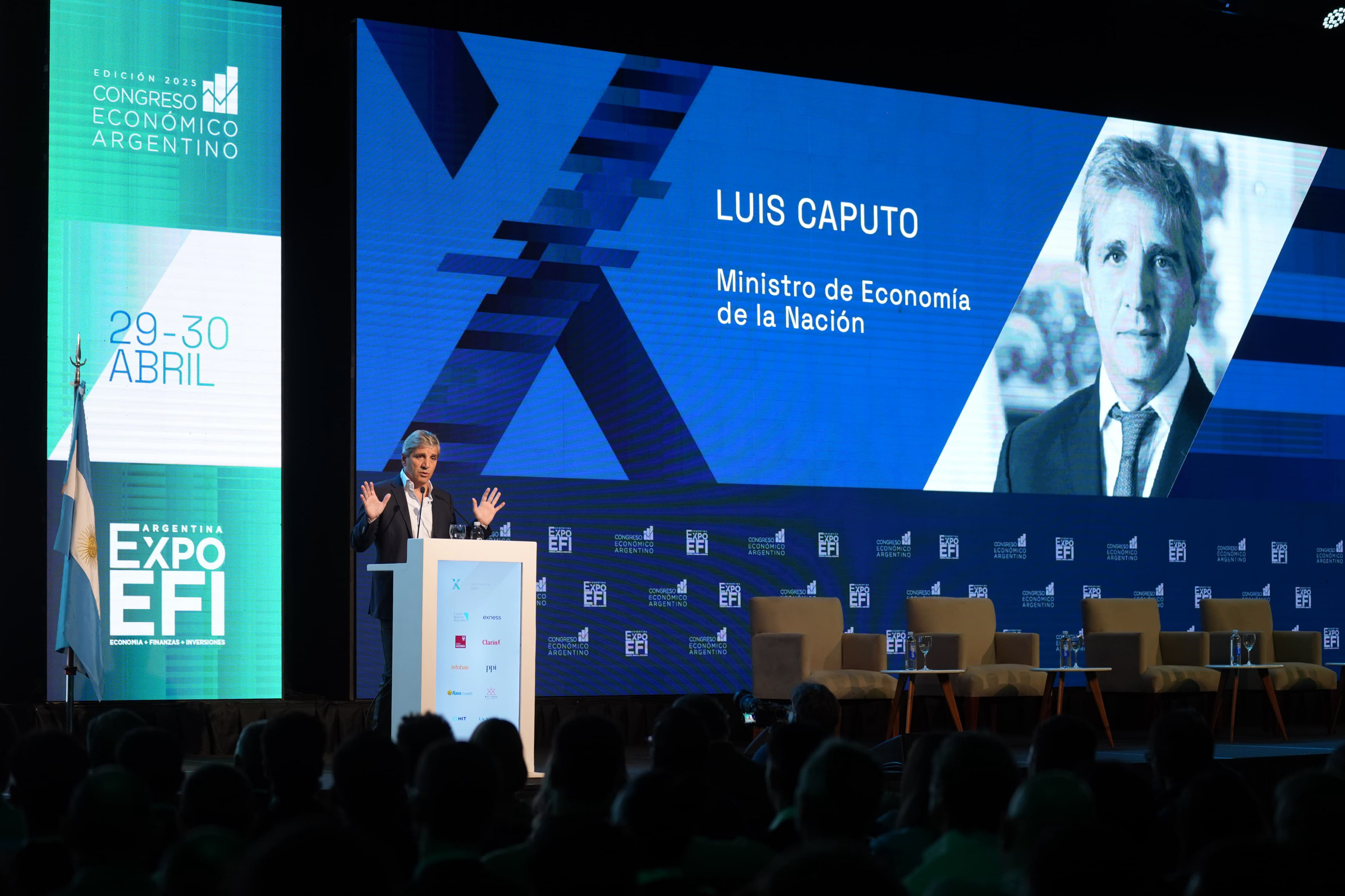 El ministro de Economía defendió el acuerdo con el FMI y prometió más reformas estructurales Buenos Aires, Argentina - 28 abril, 2025: El ministro de Economía de la Nación, Luis Caputo, pa...