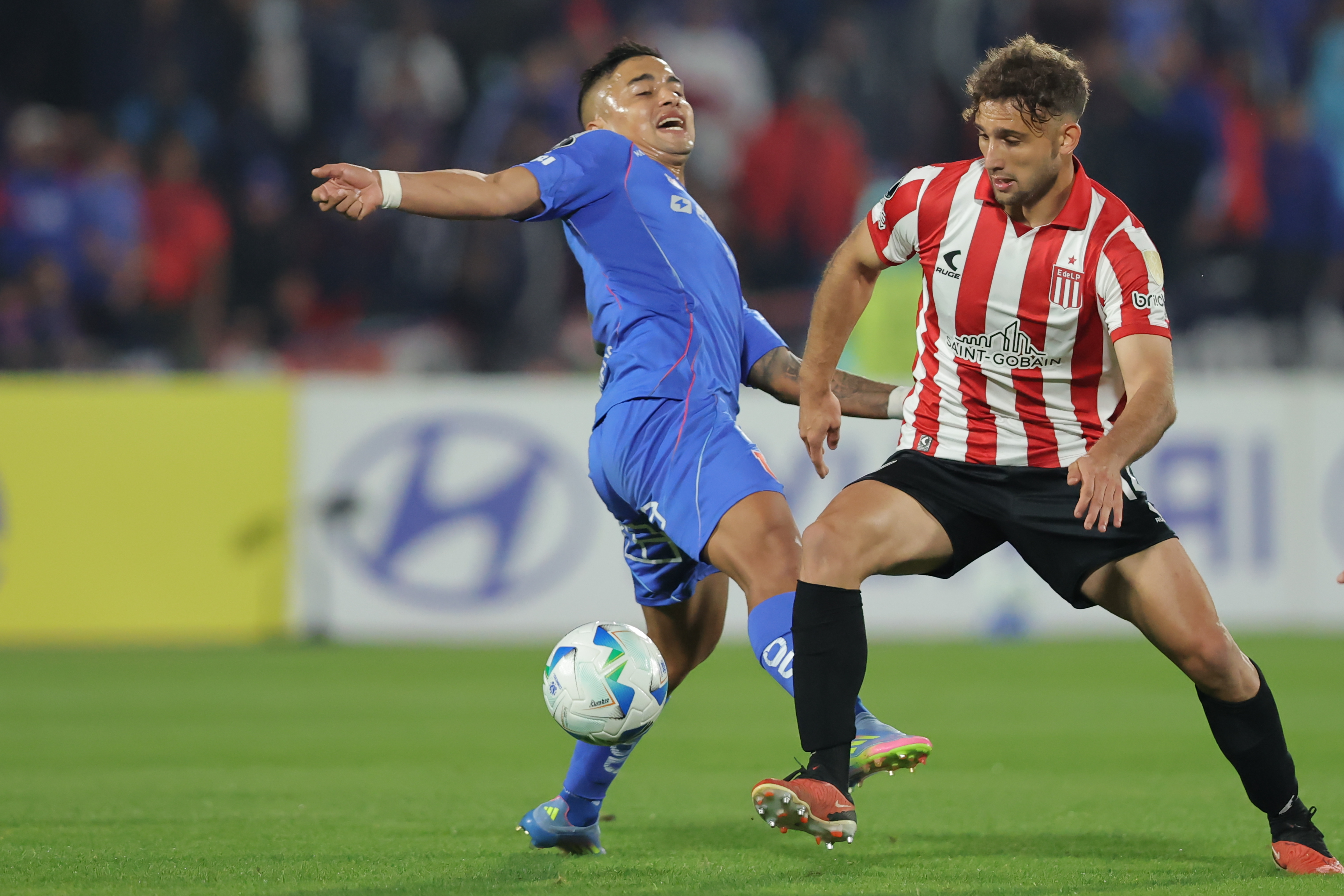 Santiago, Chile - May 3, 2025: Chile’s Universidad de Chile faces Estudiantes de La Plata (Arge...
