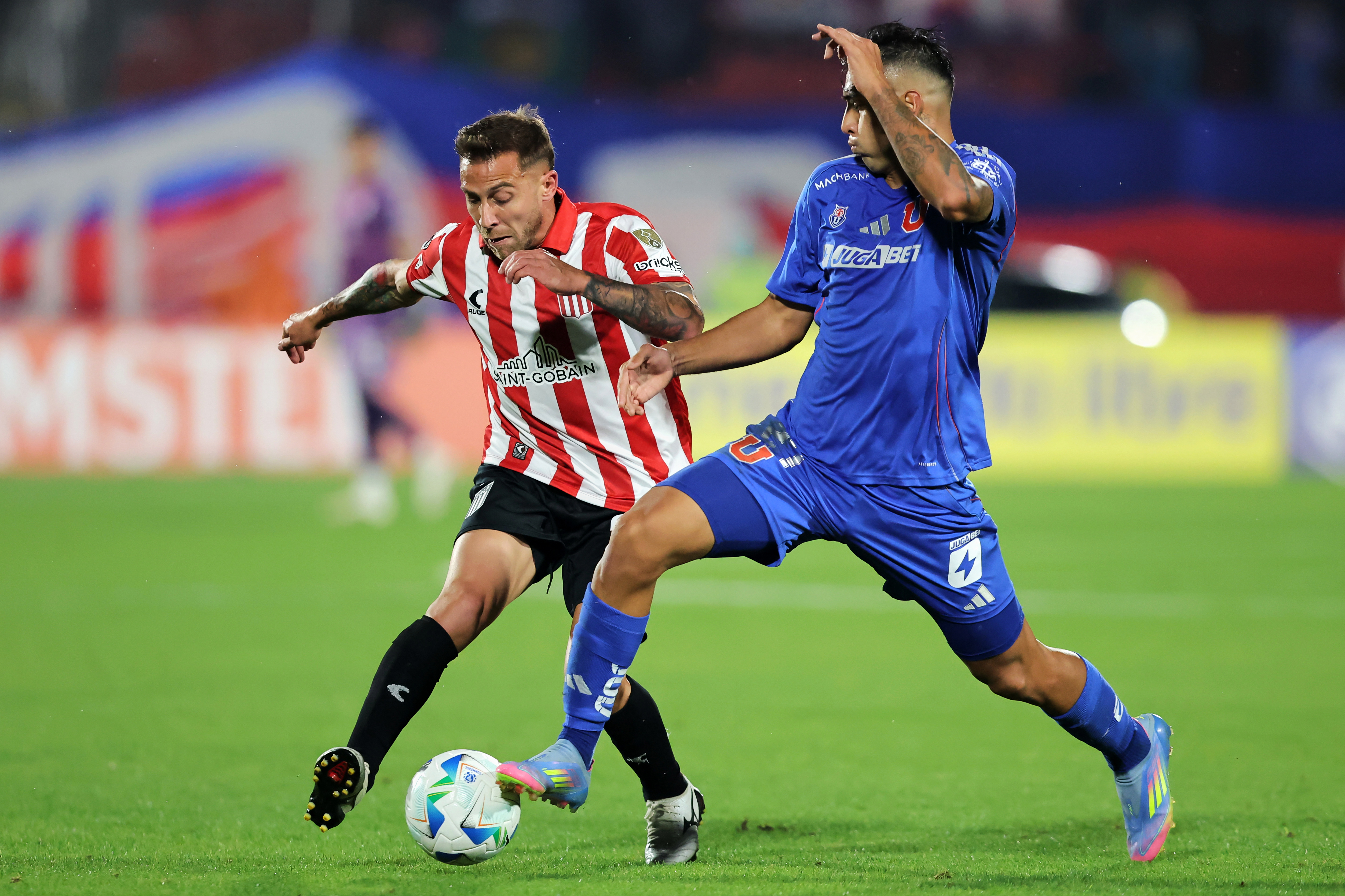 Santiago, Chile - May 3, 2025:  Chile’s Universidad de Chile faces Estudiantes de La Plata (Arg...