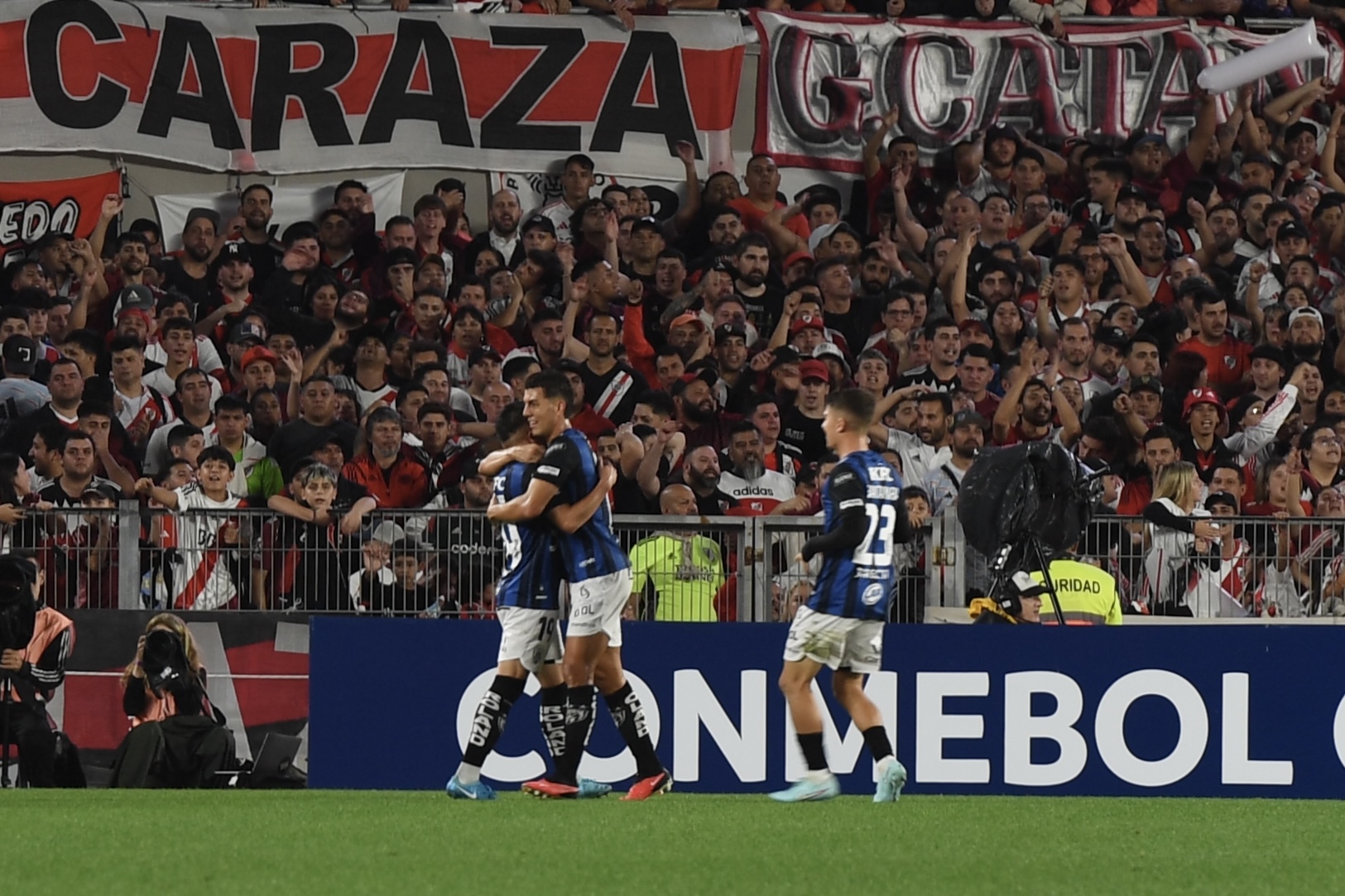 Buenos Aires, Argentina - May 15, 2025: River Plate hosts Independiente del Valle (Ecuador) in a ...