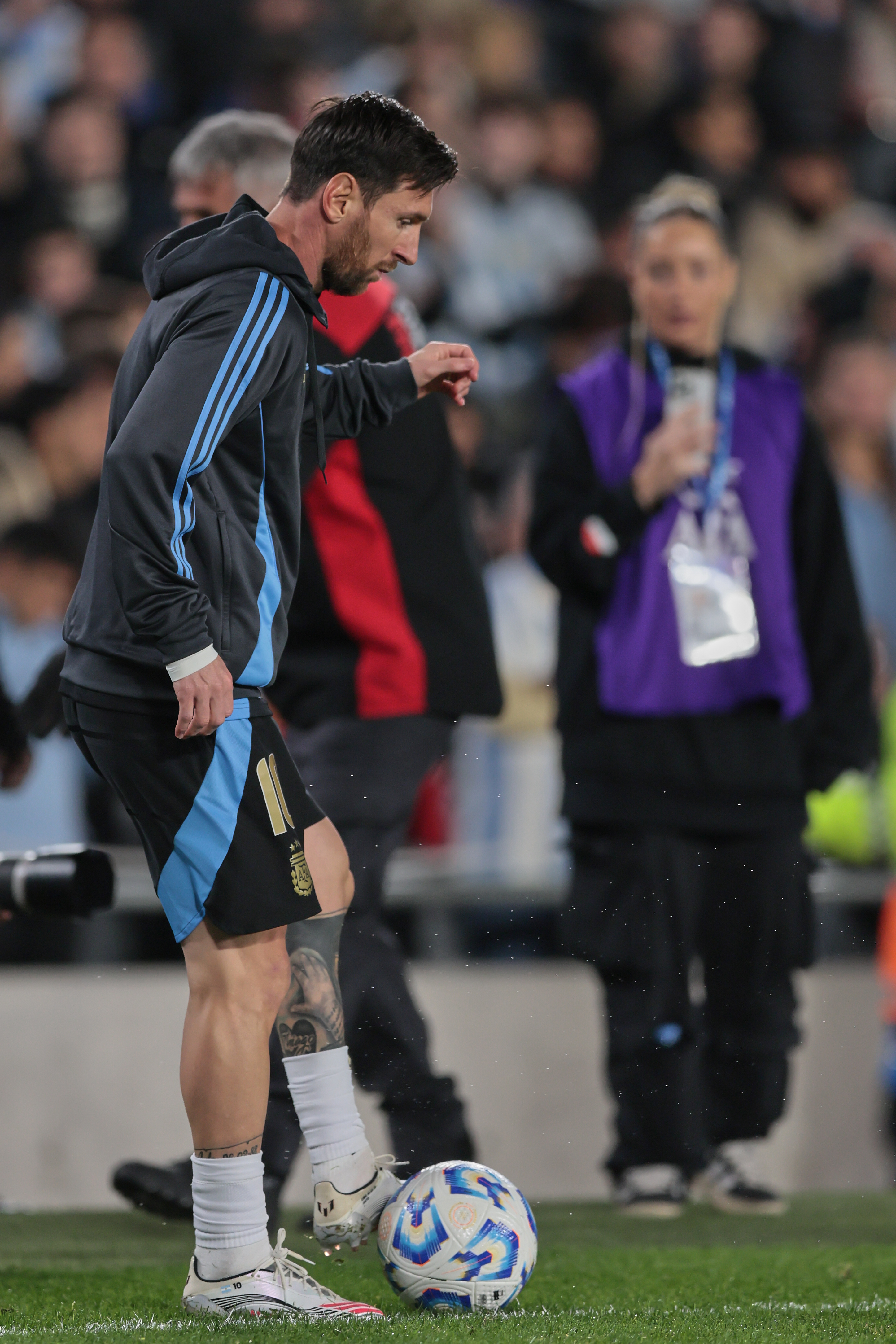 Buenos Aires, Argentina – June 10, 2025: Lionel Messi in the field. Argentina’s national team...