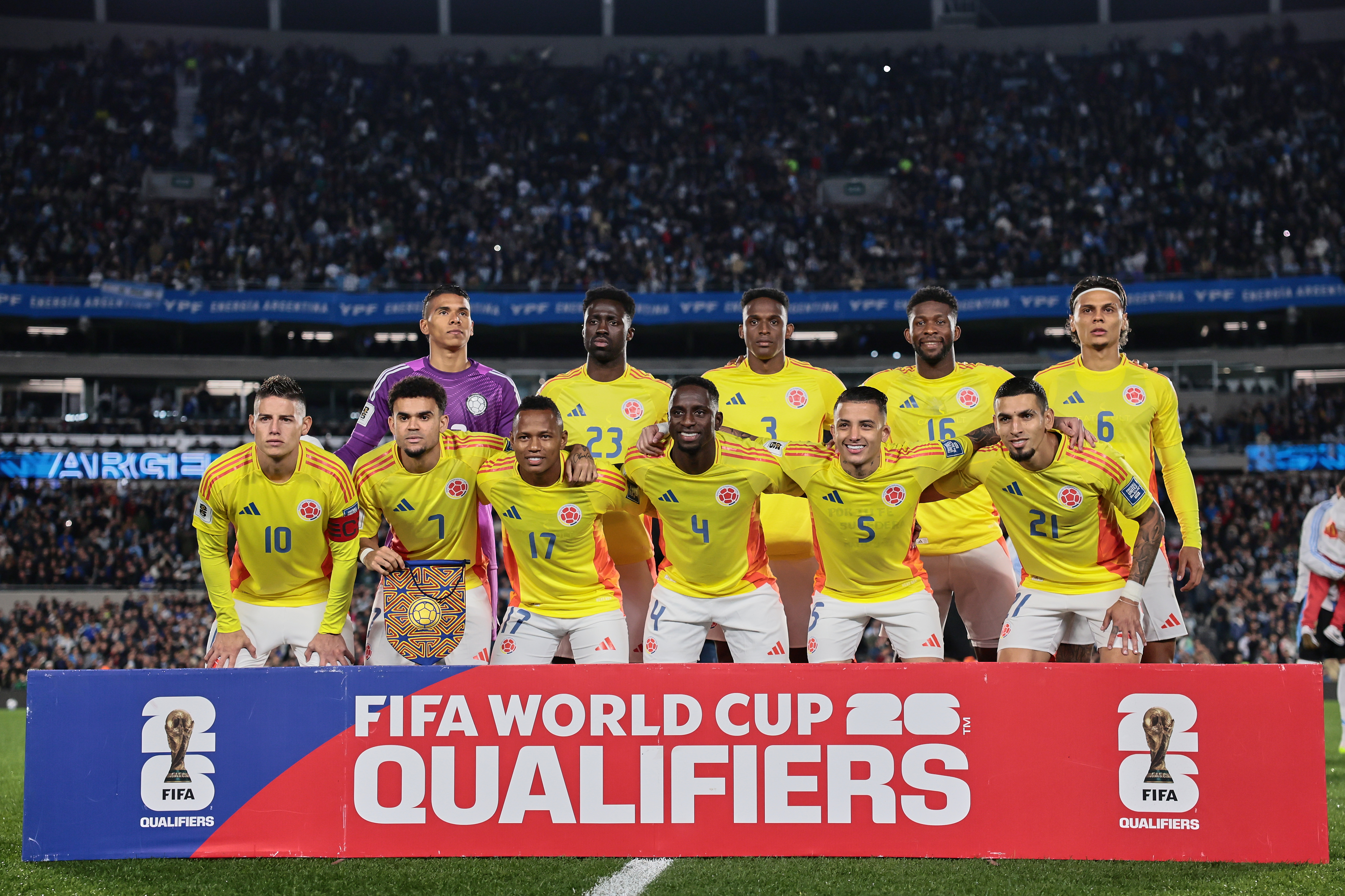 Colombia Inictial formation Buenos Aires, Argentina – June 10, 2025: Argentina’s national team drew 1-1 against Colombia ...