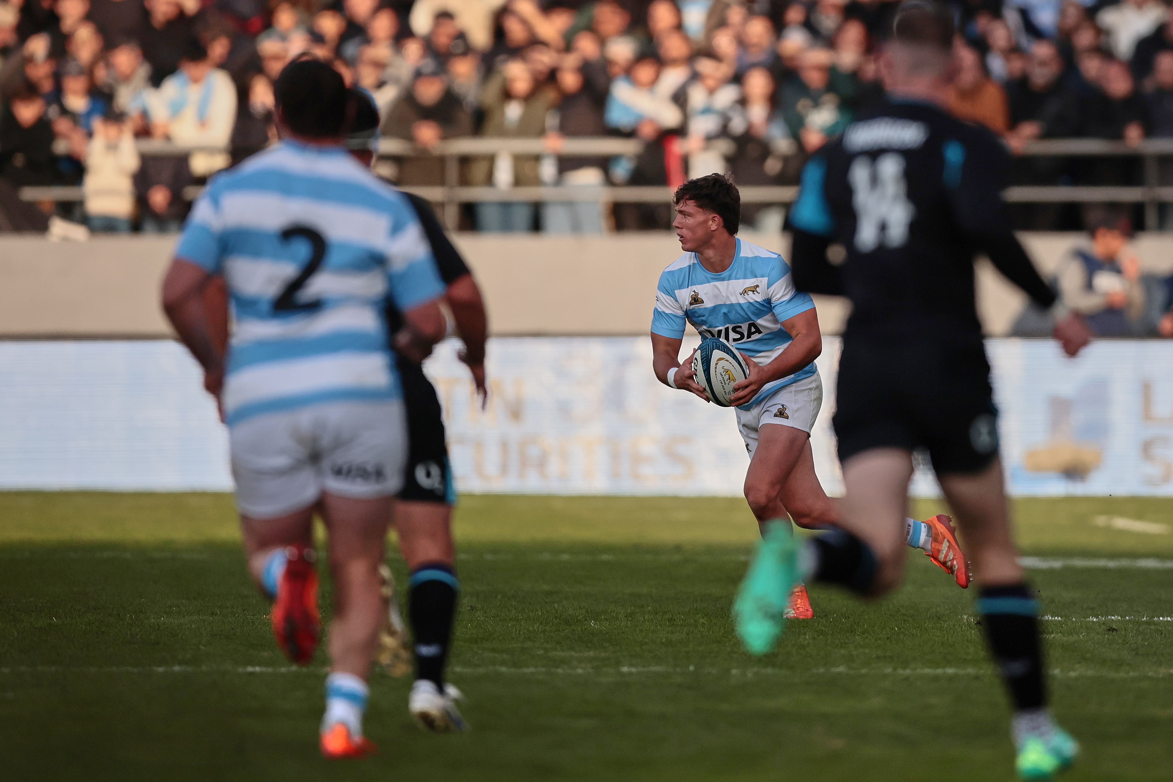 Los Pumas lose 35-12 against a dominant English side in international friendly La Plata, Argentina - July 5, 2025: Argentina's national rugby team, Los Pumas, lost 35-12 to Eng...