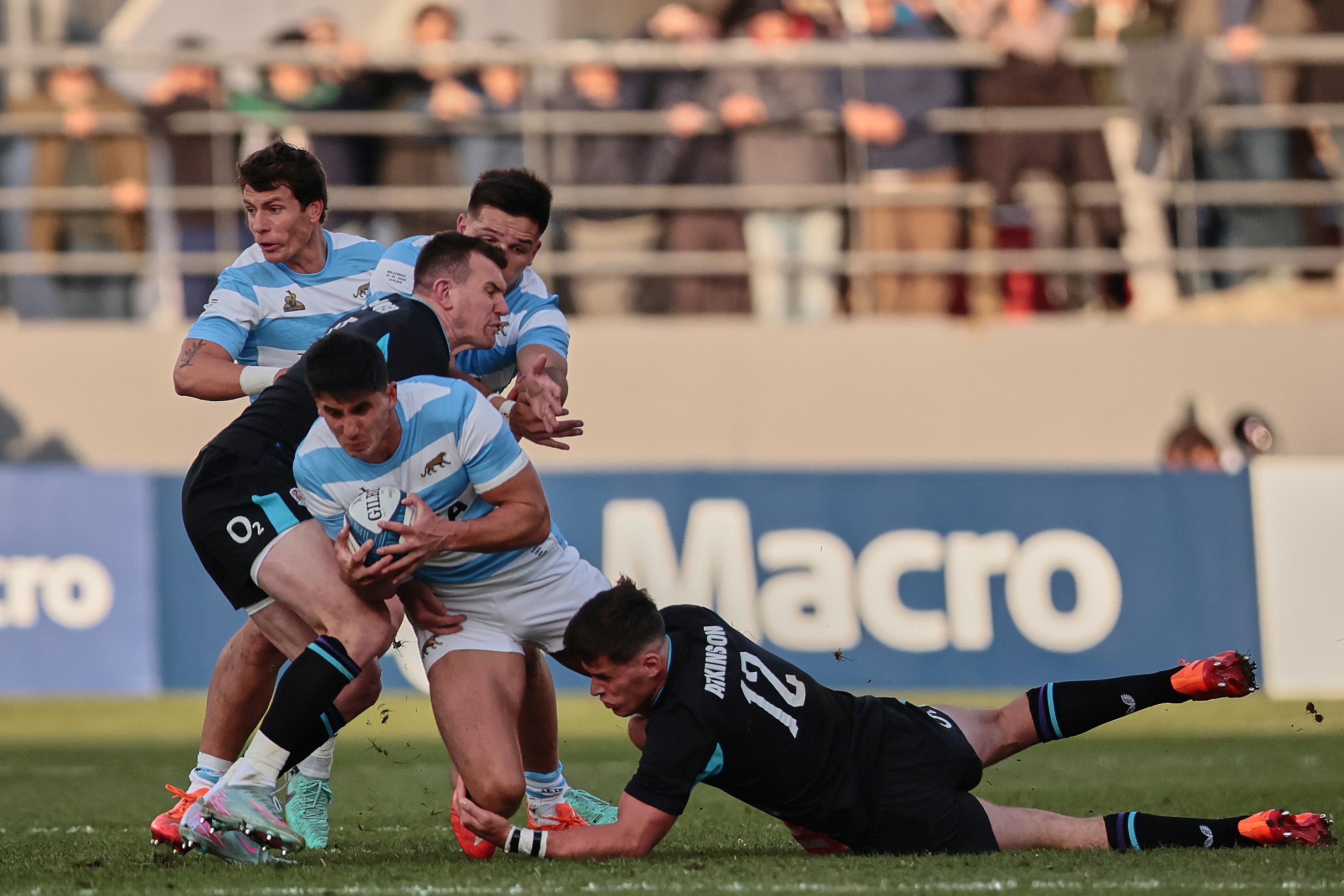 Los Pumas lose 35-12 against a dominant English side in international friendly La Plata, Argentina - July 5, 2025: Argentina's national rugby team, Los Pumas, lost 35-12 to Eng...