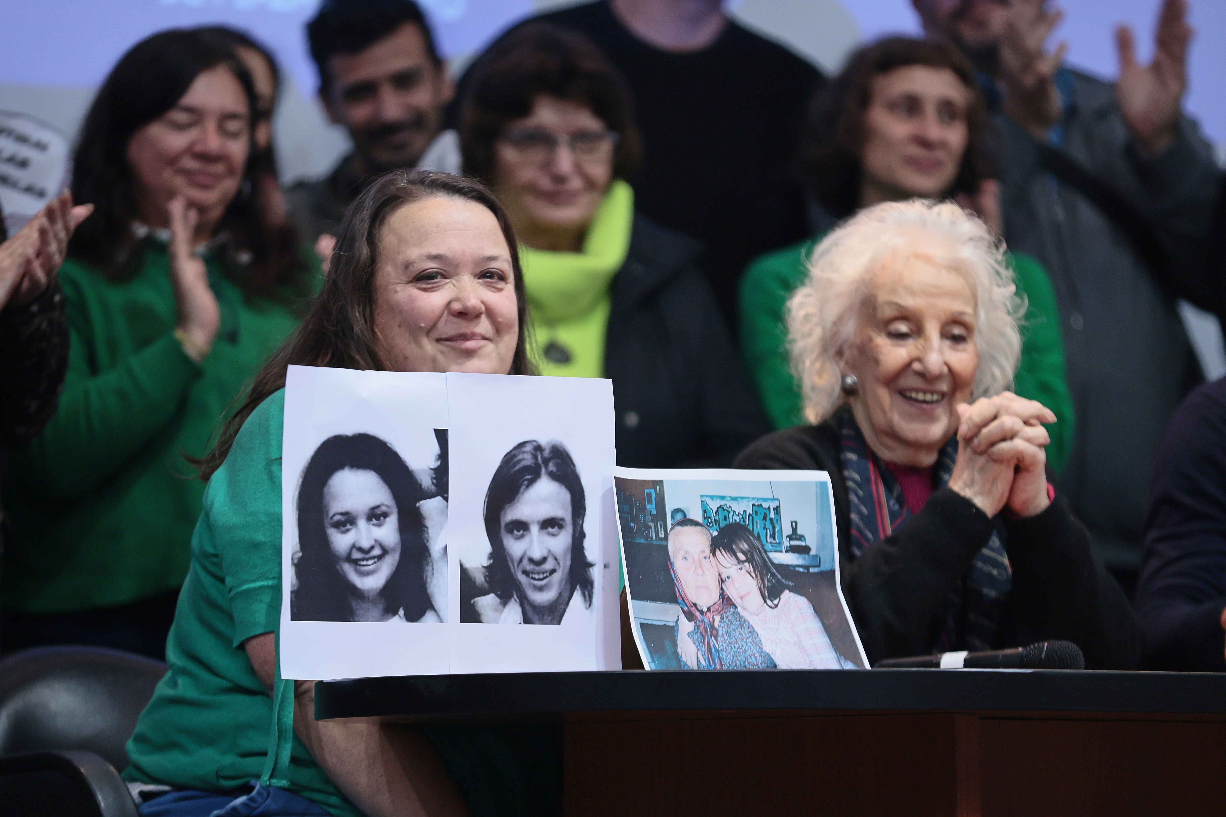Historic recovery amid attacks and funding cuts to memory and justice policies Buenos Aires, Argentina - July 7, 2025: Human rights group Abuelas de Plaza de Mayo announced on ...