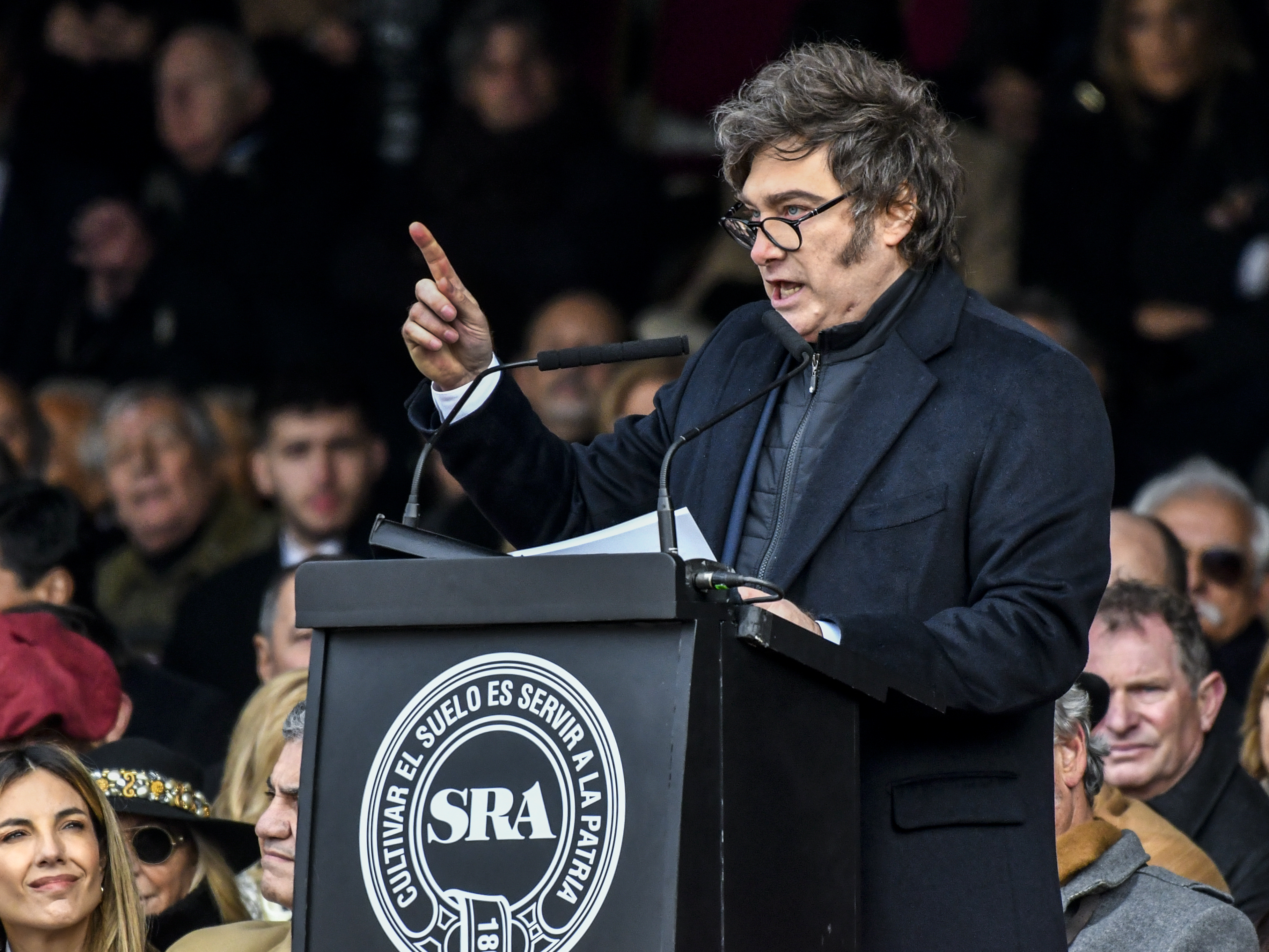 26 Julio 2025. El Presidente Argentino, Javier Milei, participa del Acto Inaugural de la Exposici...