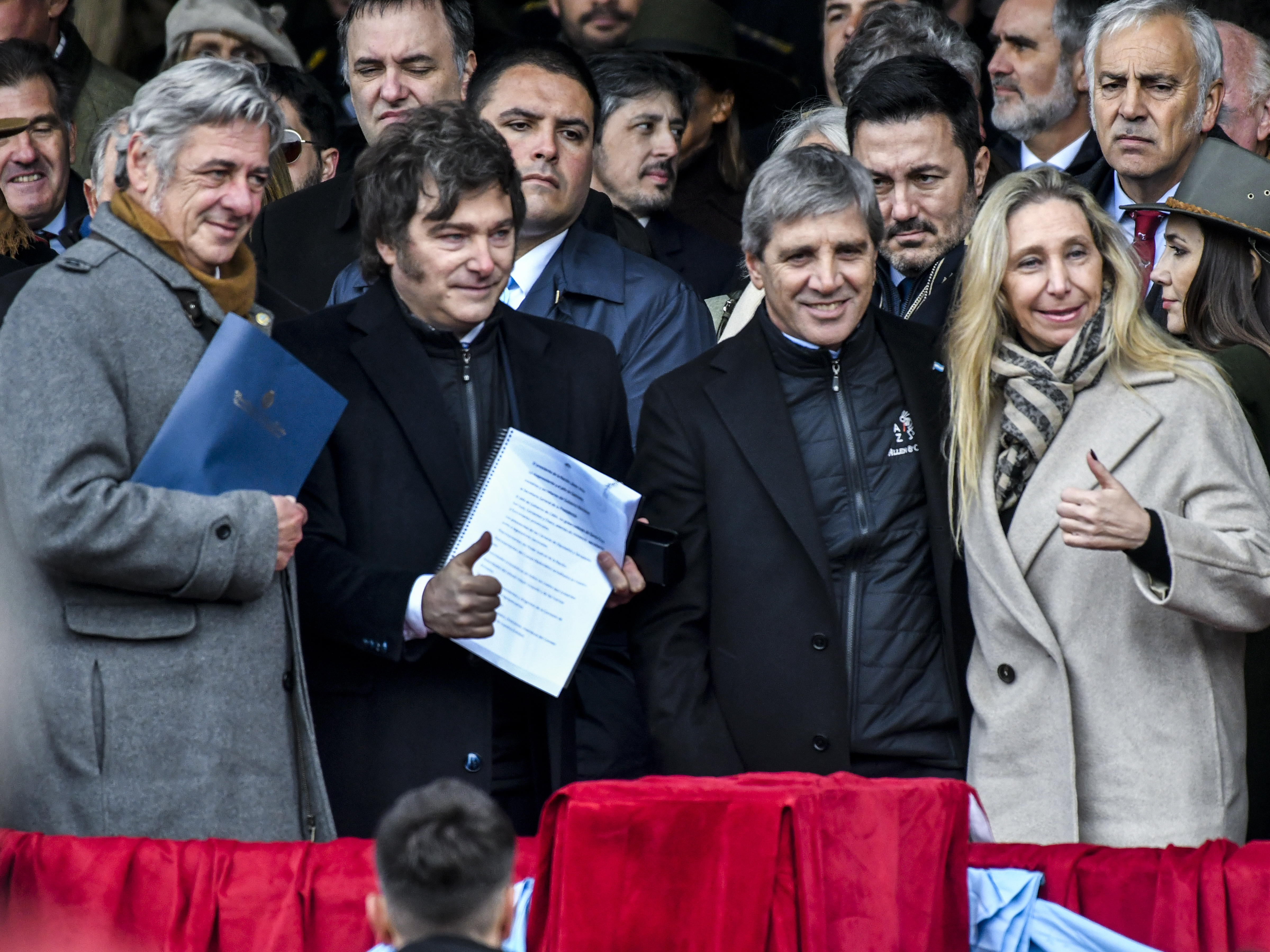Acto Inaugurall de la Exposición Rural 2025, Sociedad Rural Argentina, Palermo, Buenos Aires, Argentina 26 Julio 2025. El Presidente Argentino, Javier Milei, participa del Acto Inaugural de la Exposici...