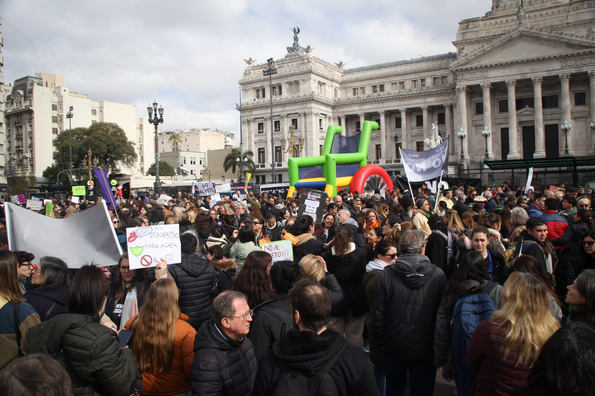IMG_1411 Buenos Aires, 5 de agosto de 2025: Prestadores de salud, personas con discapacidad y familias rec...