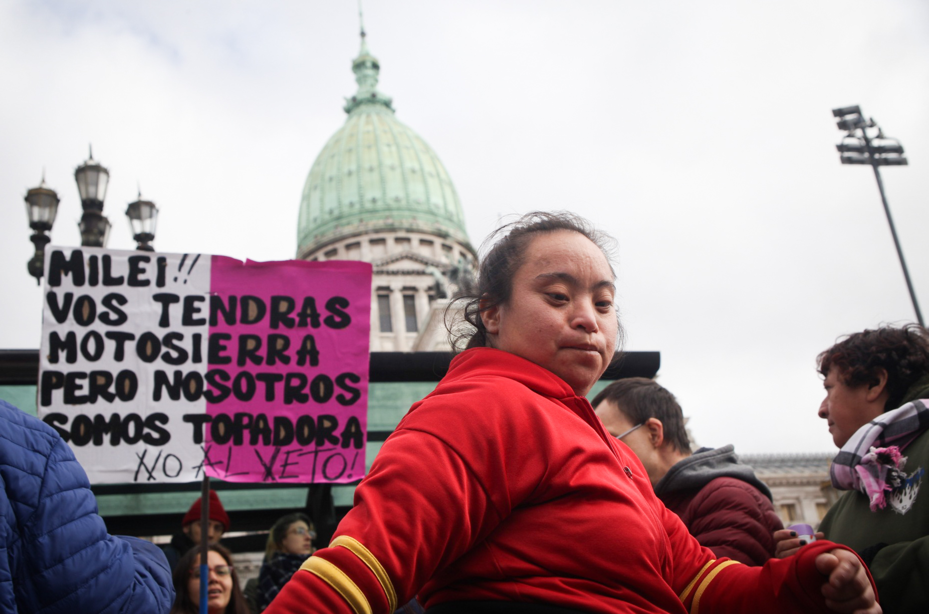 IMG_1372 Buenos Aires, 5 de agosto de 2025: Prestadores de salud, personas con discapacidad y familias rec...