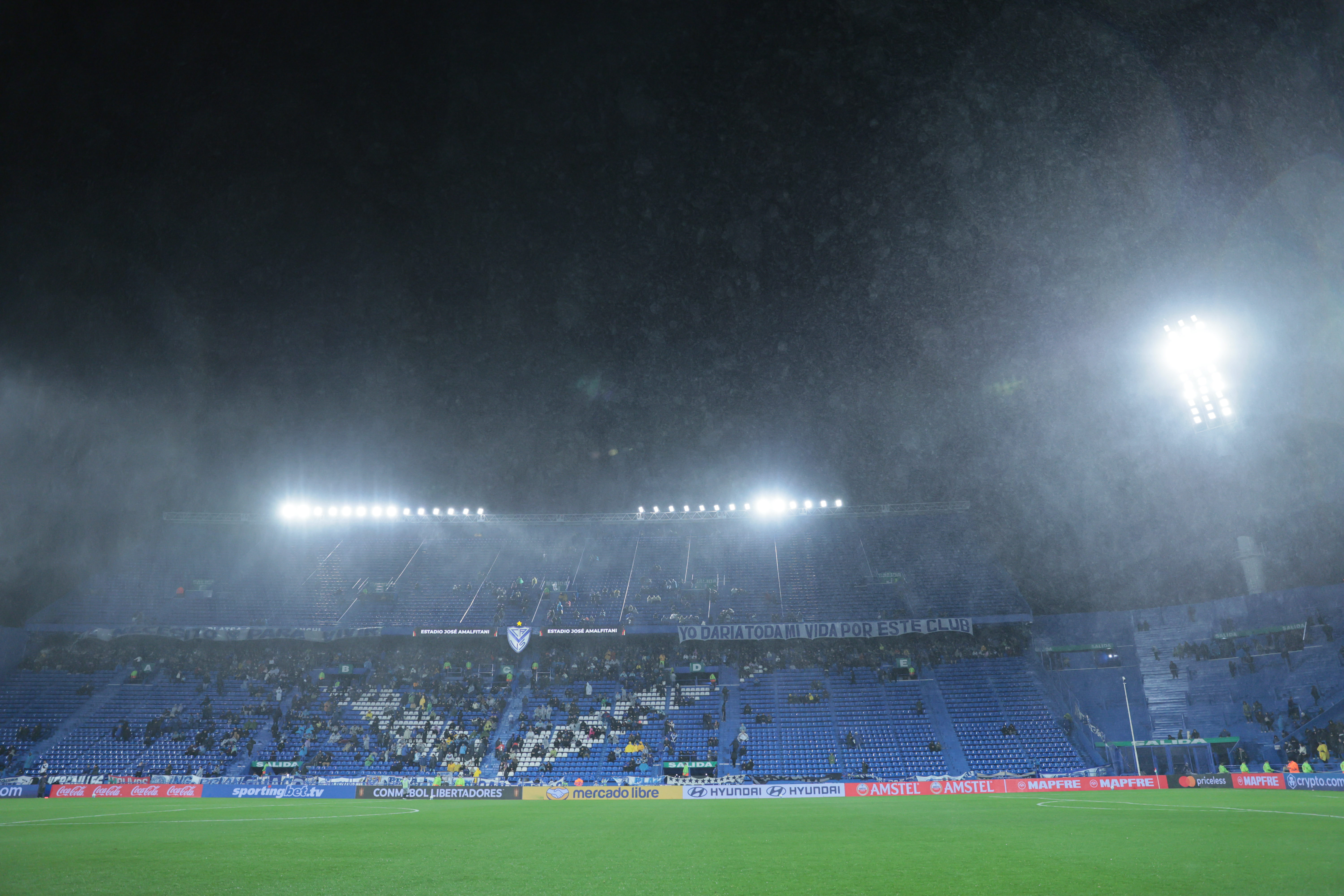 Buenos Aires, Argentina. August 19, 2025: Vélez (Argentina) host Fortaleza (Brazil) at the José...