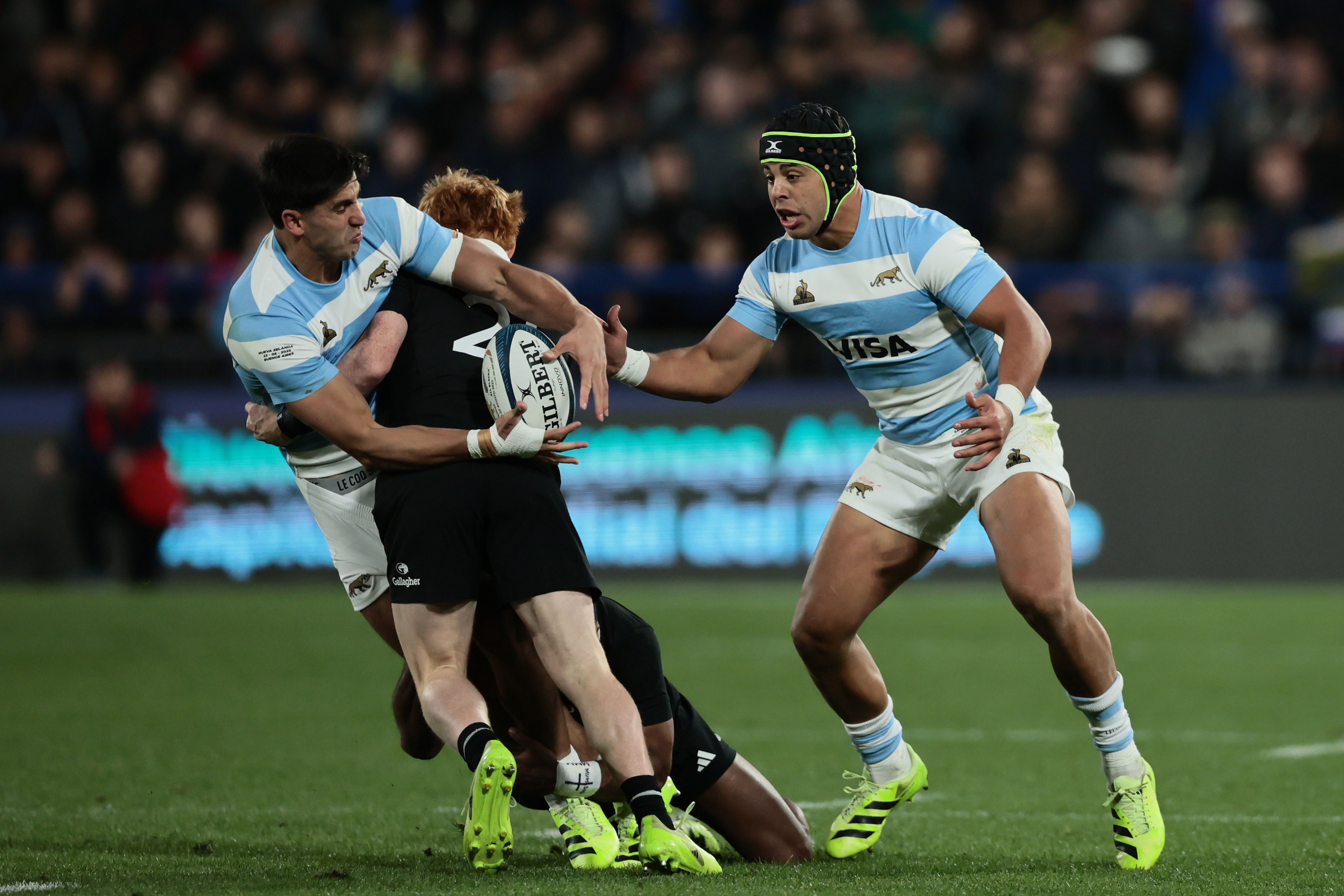 Buenos Aires, Argentina – 23 agosto, 2025: La selección argentina de rugby, Los Pumas, se mide...