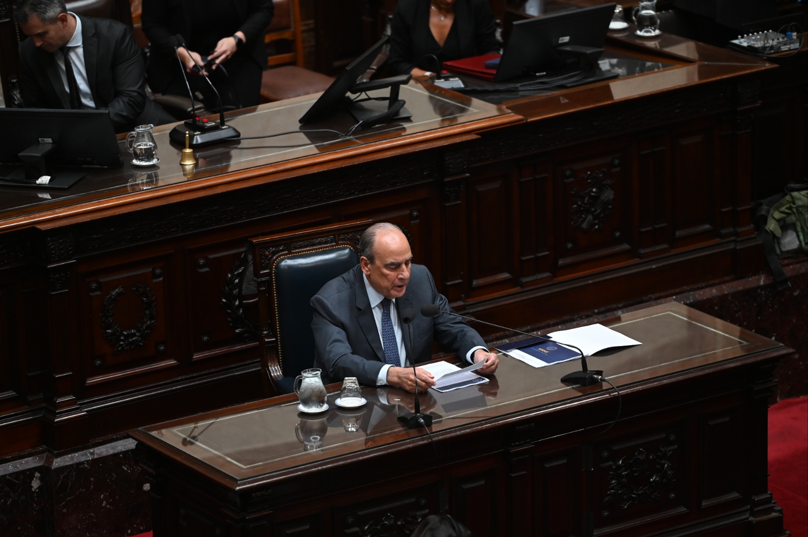 NSR_9394 Buenos Aires, Argentina – 27 agosto, 2025: El jefe de Gabinete, Guillermo Francos, se presentó...