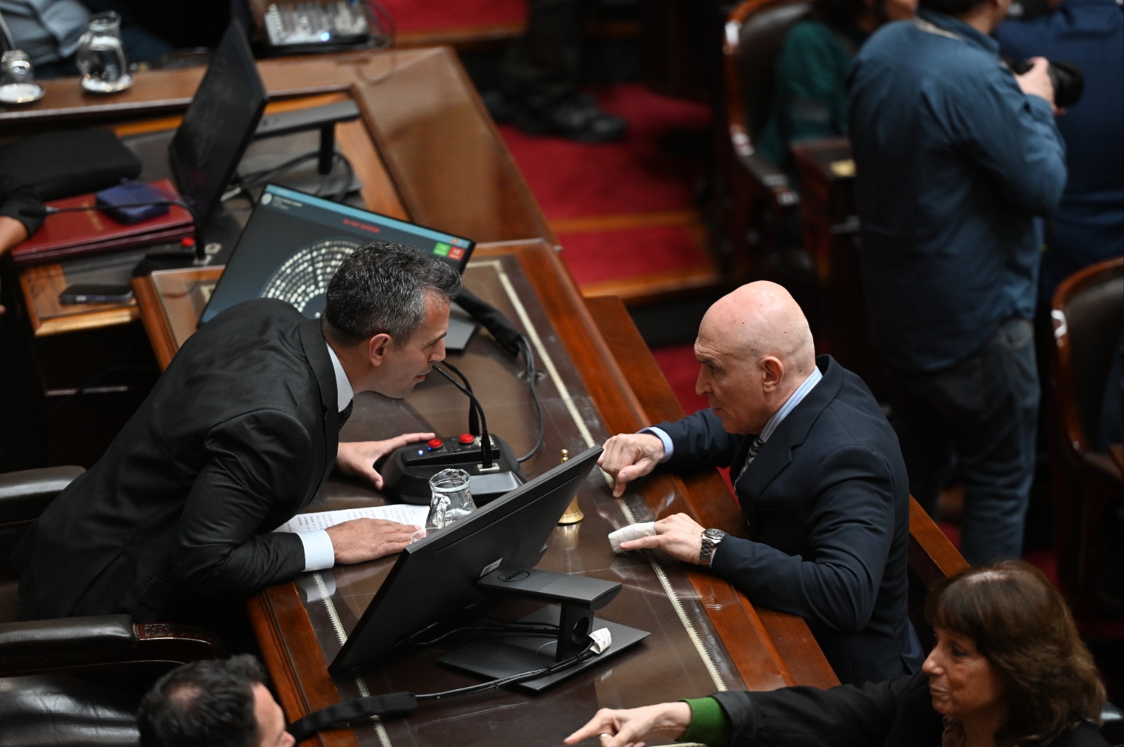 Buenos Aires, Argentina – 27 agosto, 2025: El jefe de Gabinete, Guillermo Francos, se presentó...
