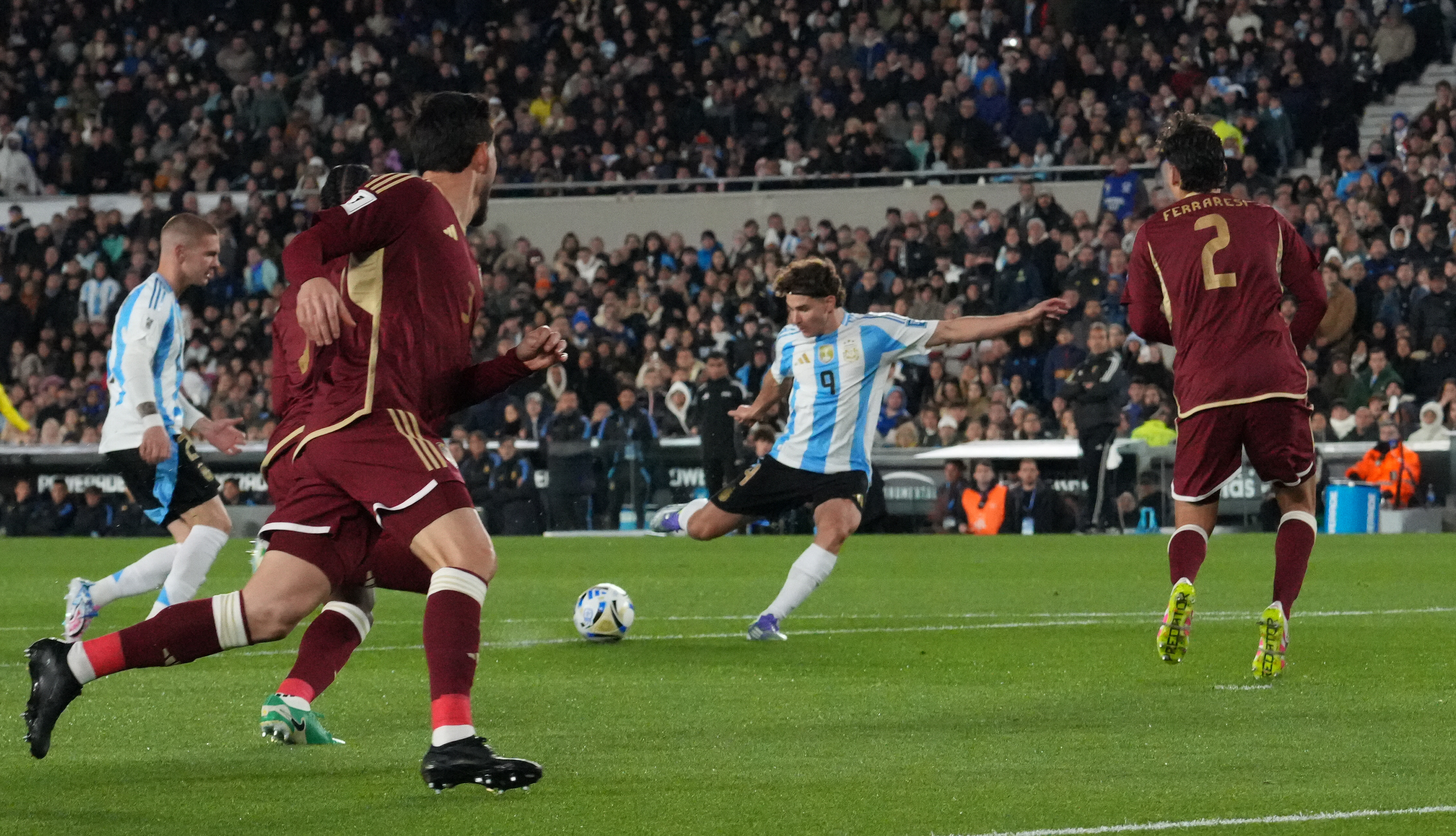 Pedro Mancini - UNAR Alvarez (Arg) kicks the ball In a match that is undoubtedly special as it will be Lionel Messi's ...