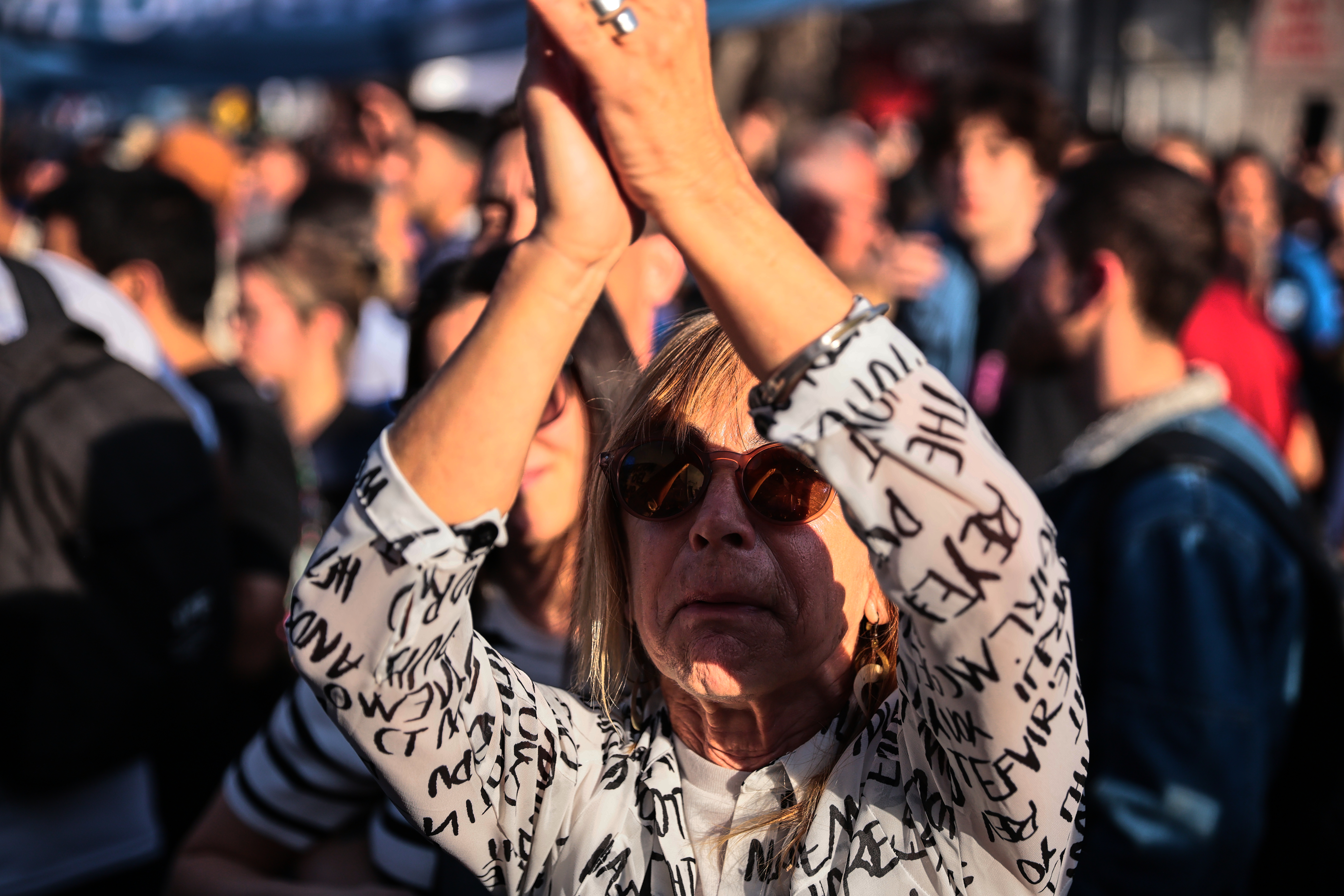 IMGO3089 Buenos Aires, Argentina – 17 septiembre, 2025: Miles de estudiantes universitarios, docentes y ...