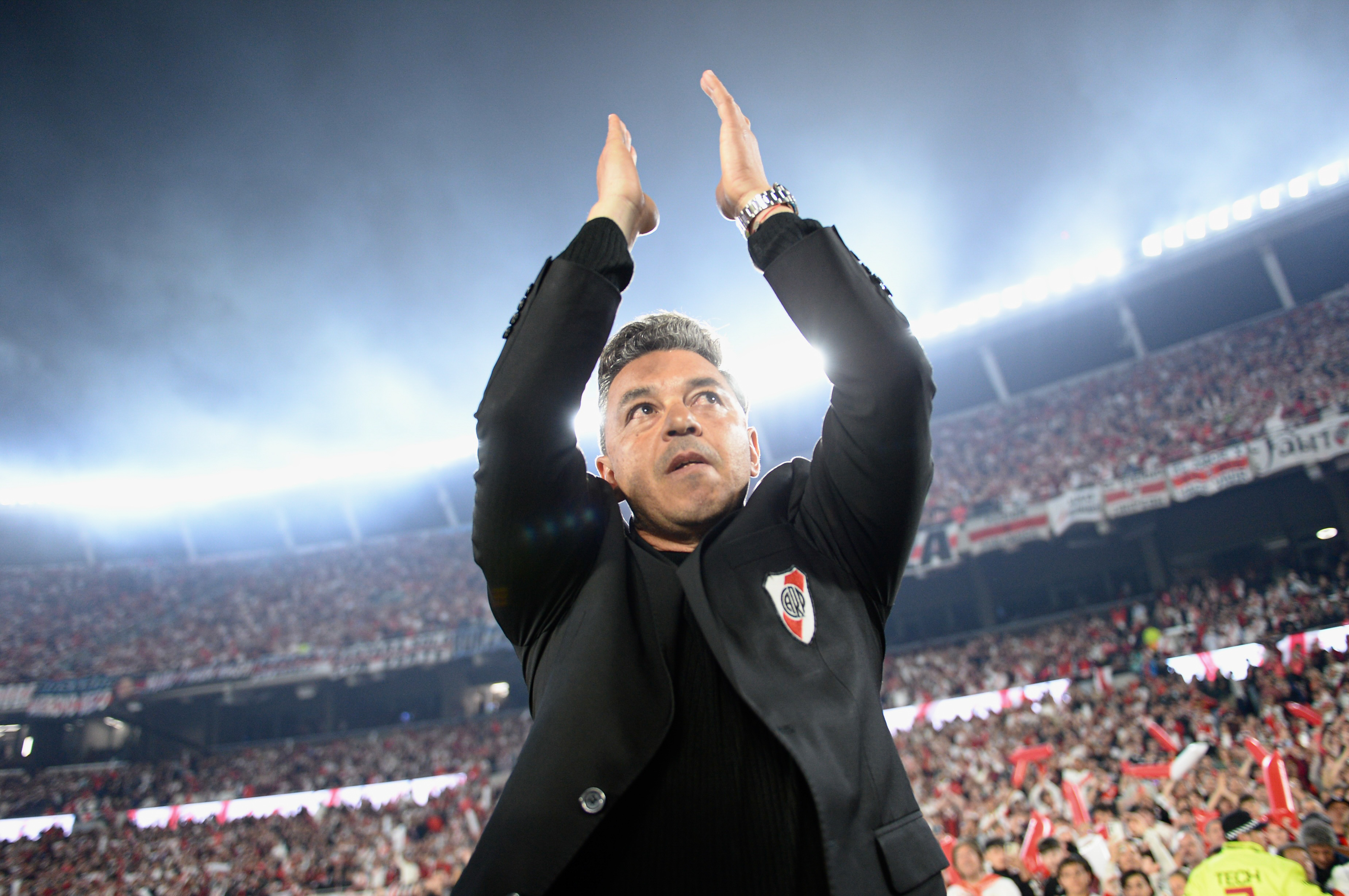 River hosts Palmeiras in Libertadores quarter-final first leg Buenos Aires, Argentina – September 17, 2025: River Plate hosts Palmeiras tonight at the Monume...