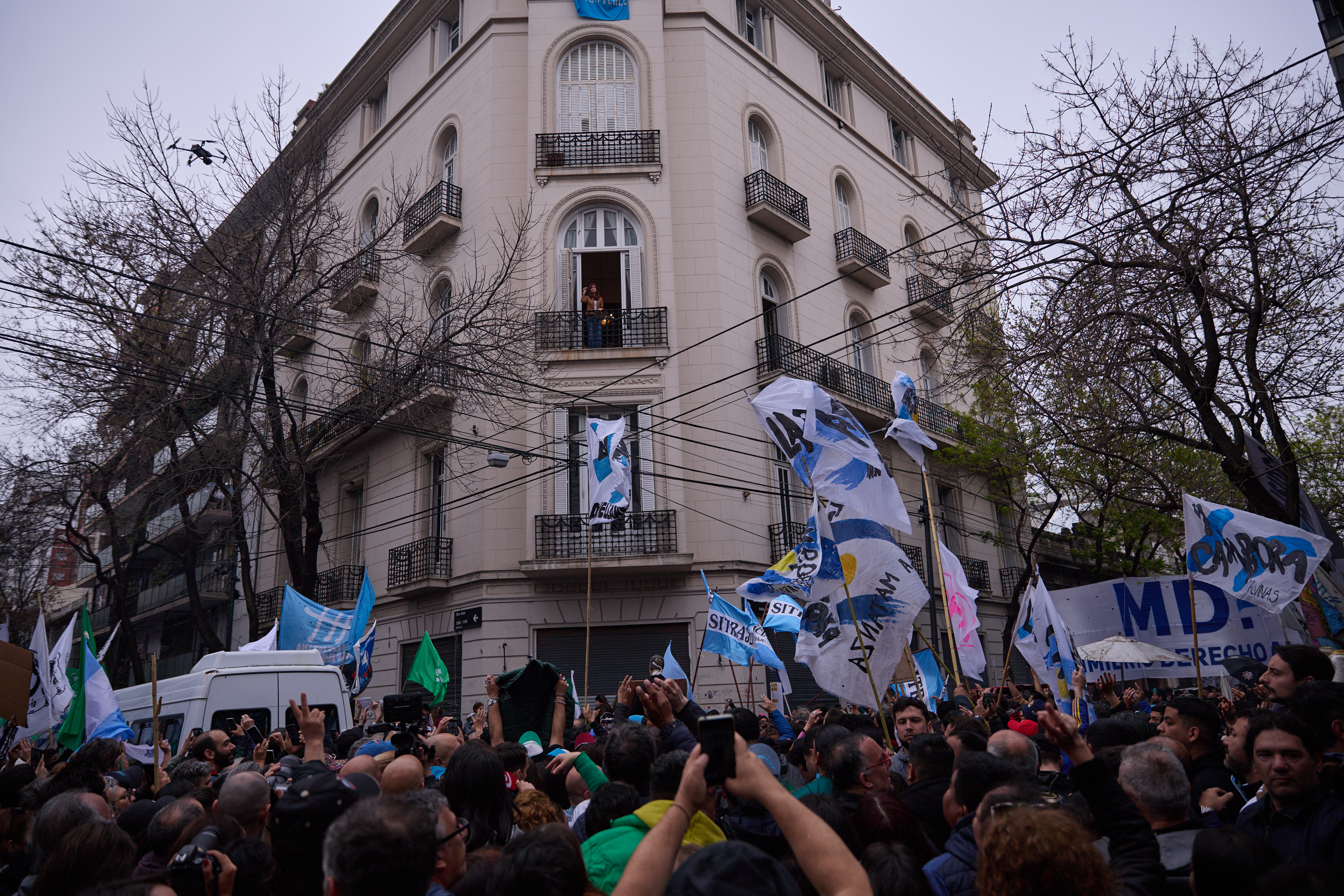 IMG_5065 Buenos Aires, Argentina – September 20, 2025: Former President Cristina Fernández de Kirchner ...