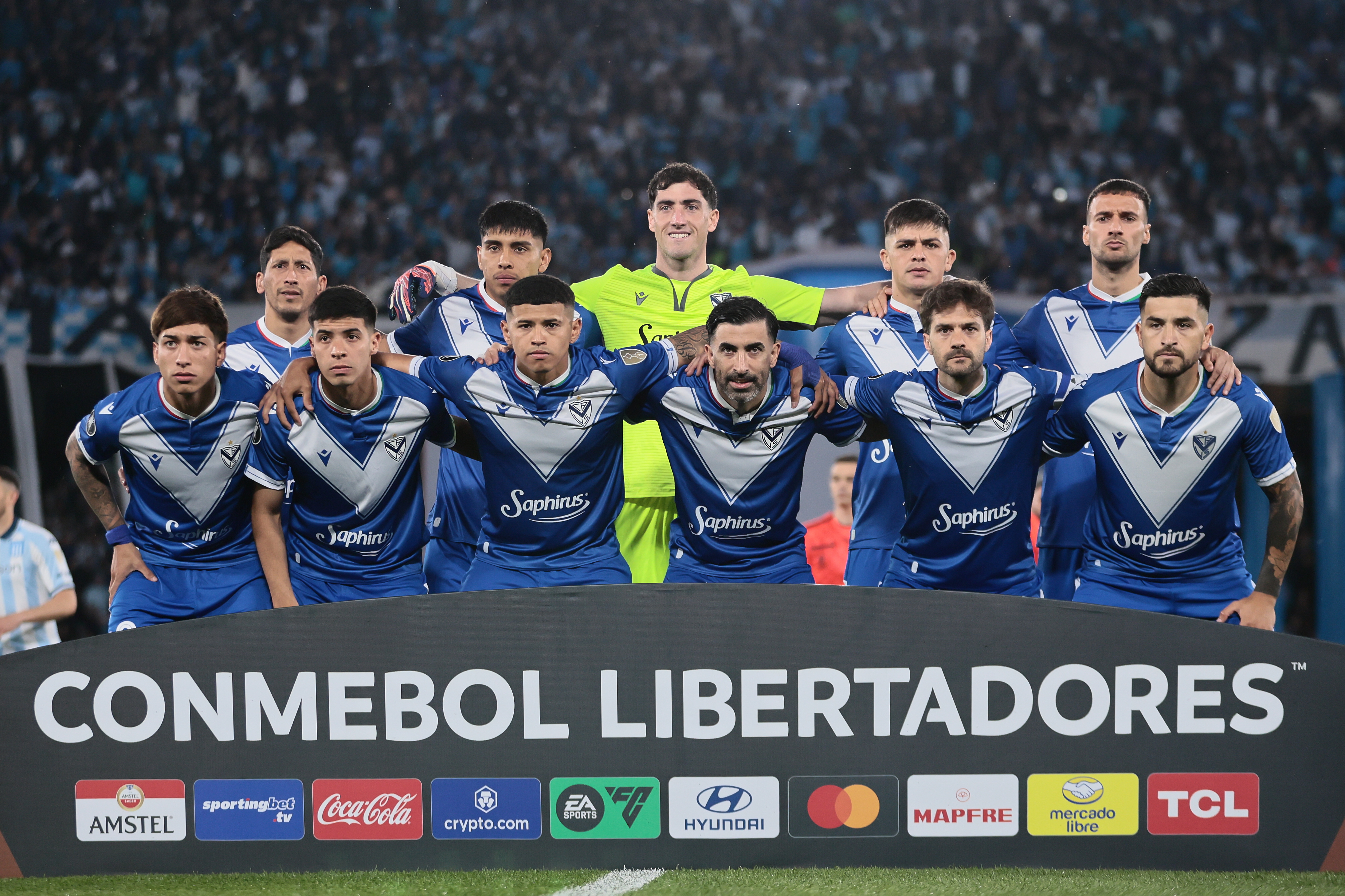 Avellaneda, Argentina – September 23, 2025: Racing Club defeated Vélez Sarsfield 1-0 at Estadi...