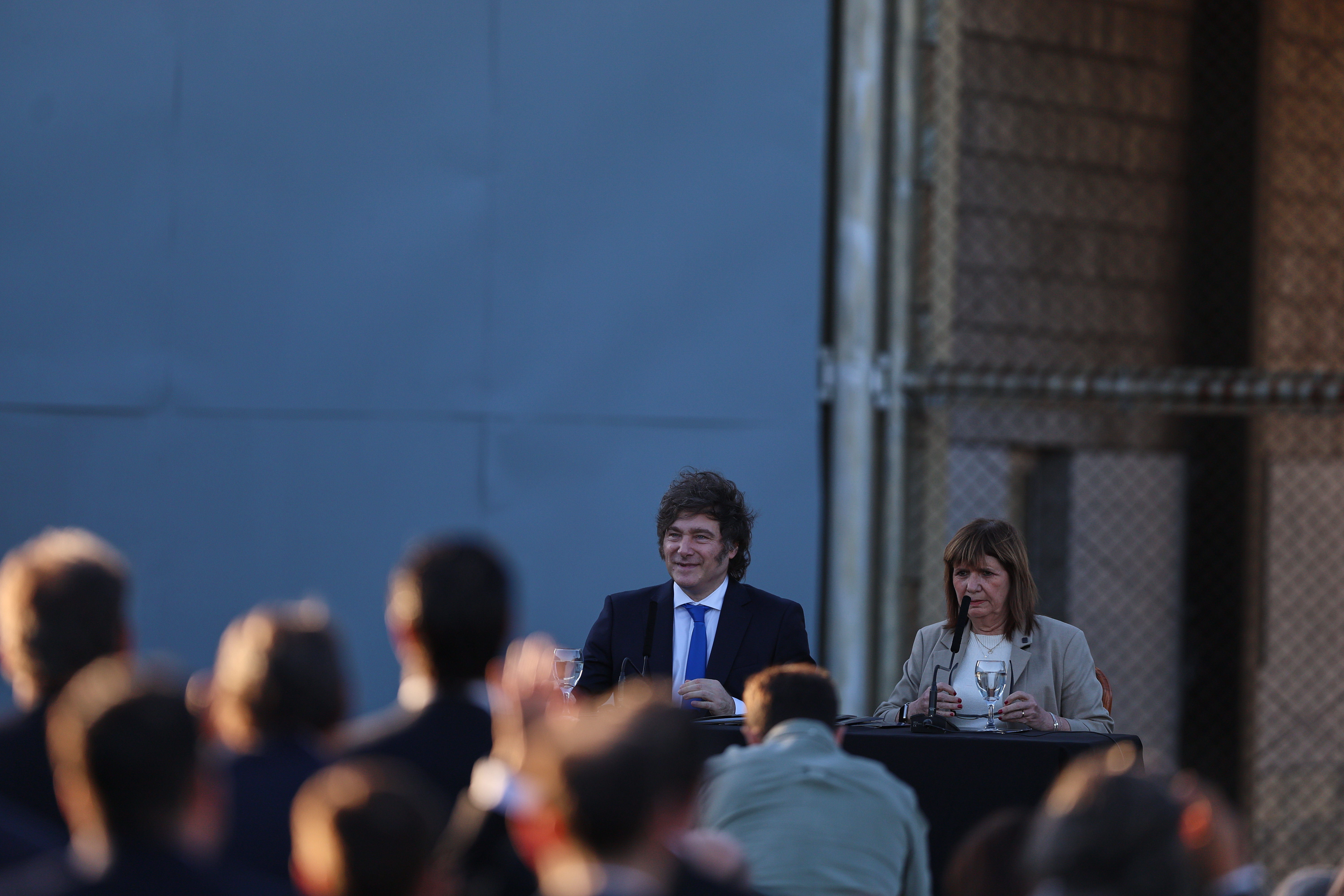 0L1A9619 Javier Milei - Presidente de Argentina- PATRICIA BULLRICH - Javier Milei presents the new Argenti...