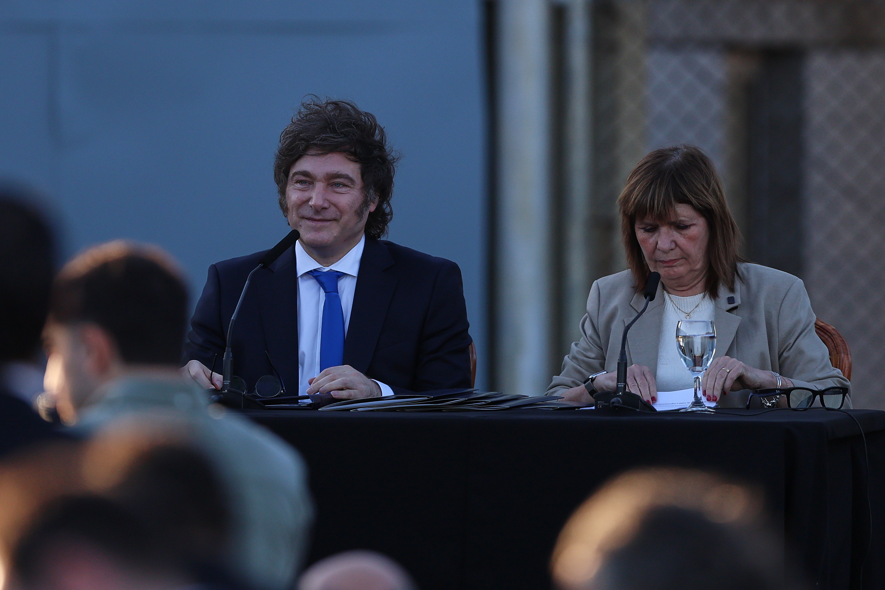 0L1A9761 Javier Milei - Presidente de Argentina- PATRICIA BULLRICH - Javier Milei presents the new Argenti...