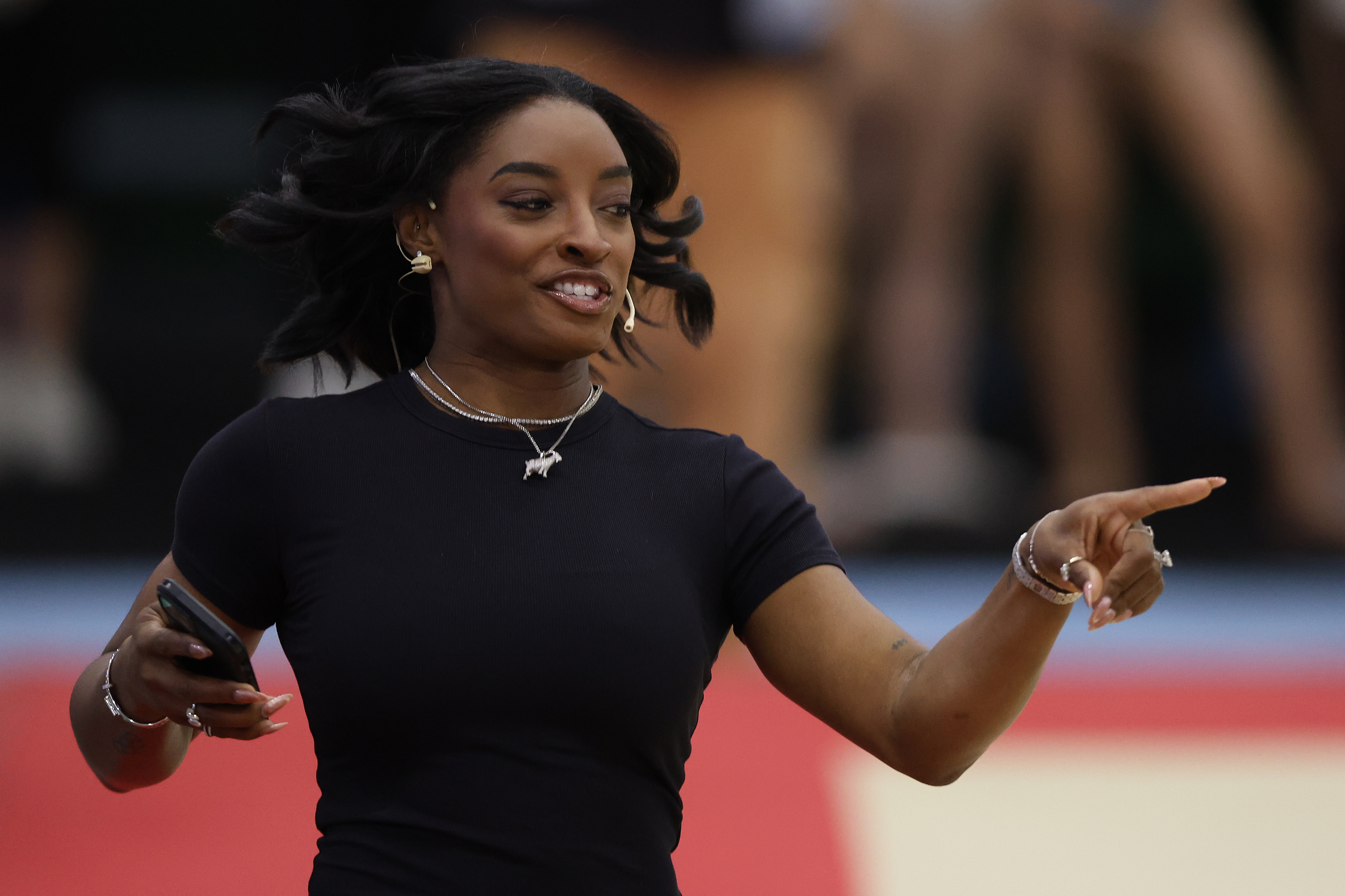 The Olympic champion was declared honorary guest of the city after inspiring thousands of young Argentine athletes Buenos Aires, Argentina – October 9, 2025: U.S. gymnast Simone Biles concluded her visit to Bue...