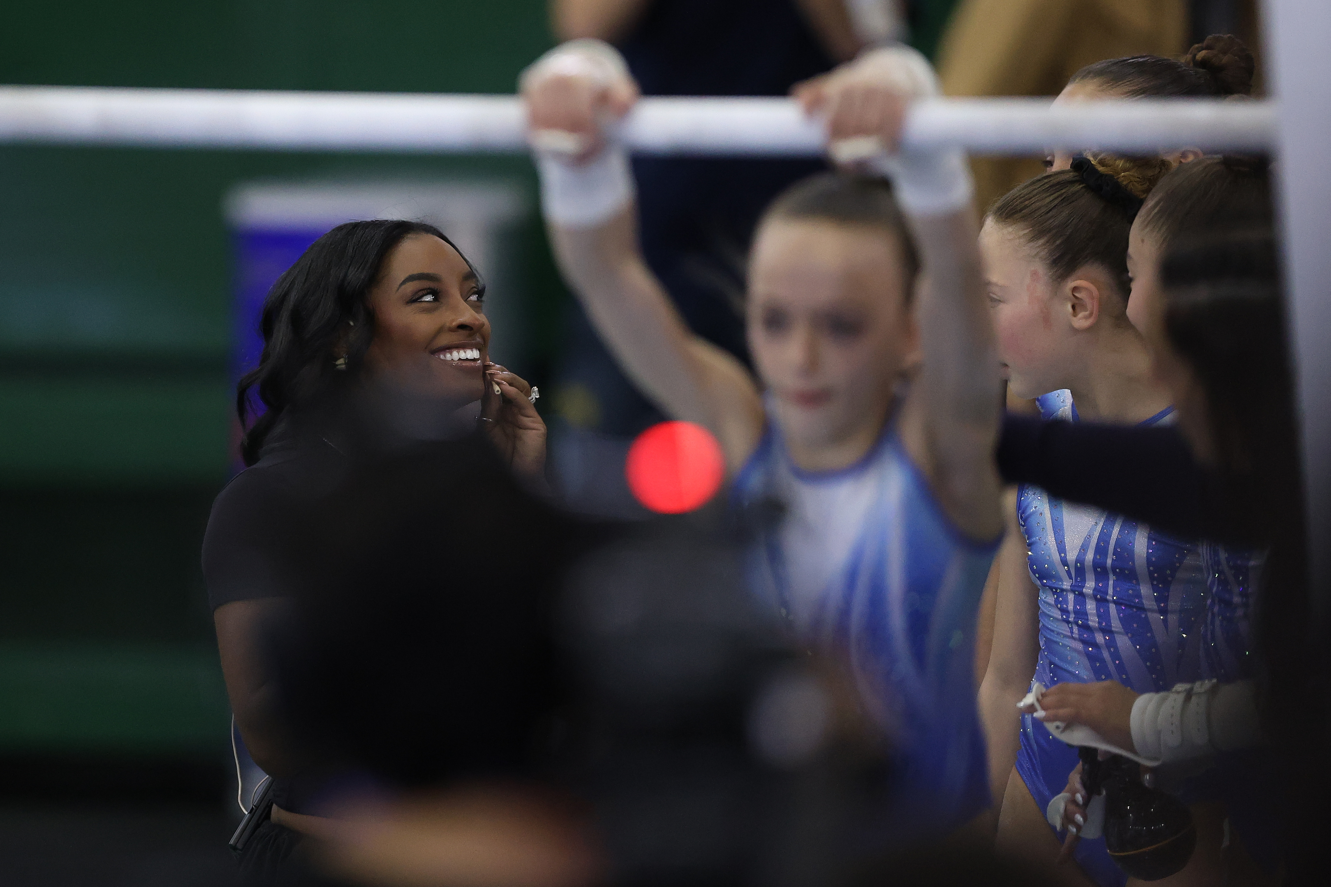 The Olympic champion was declared honorary guest of the city after inspiring thousands of young Argentine athletes Buenos Aires, Argentina – October 9, 2025: U.S. gymnast Simone Biles concluded her visit to Bue...